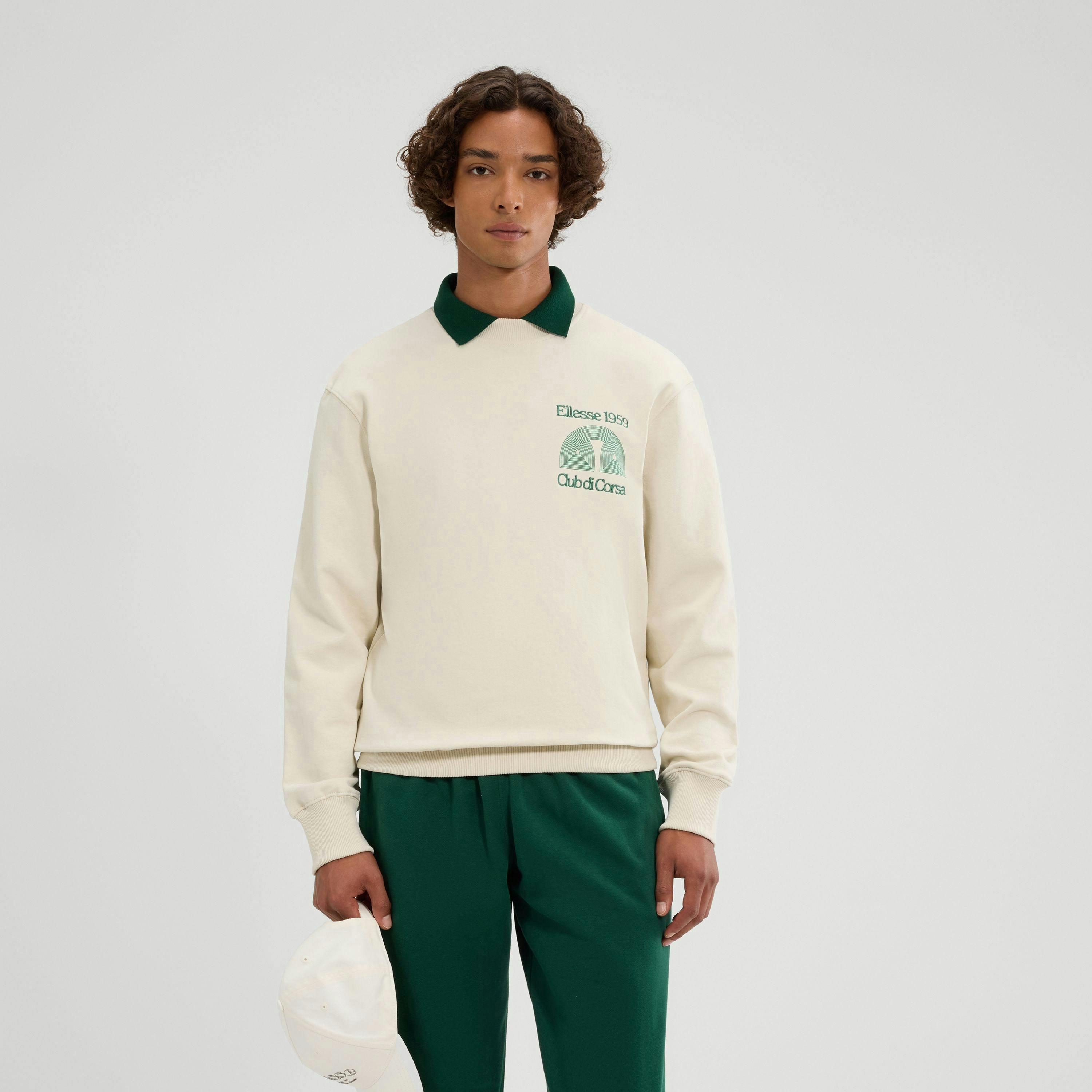 Club Di Corsa Sweatshirt - Off White , view 1 of 4