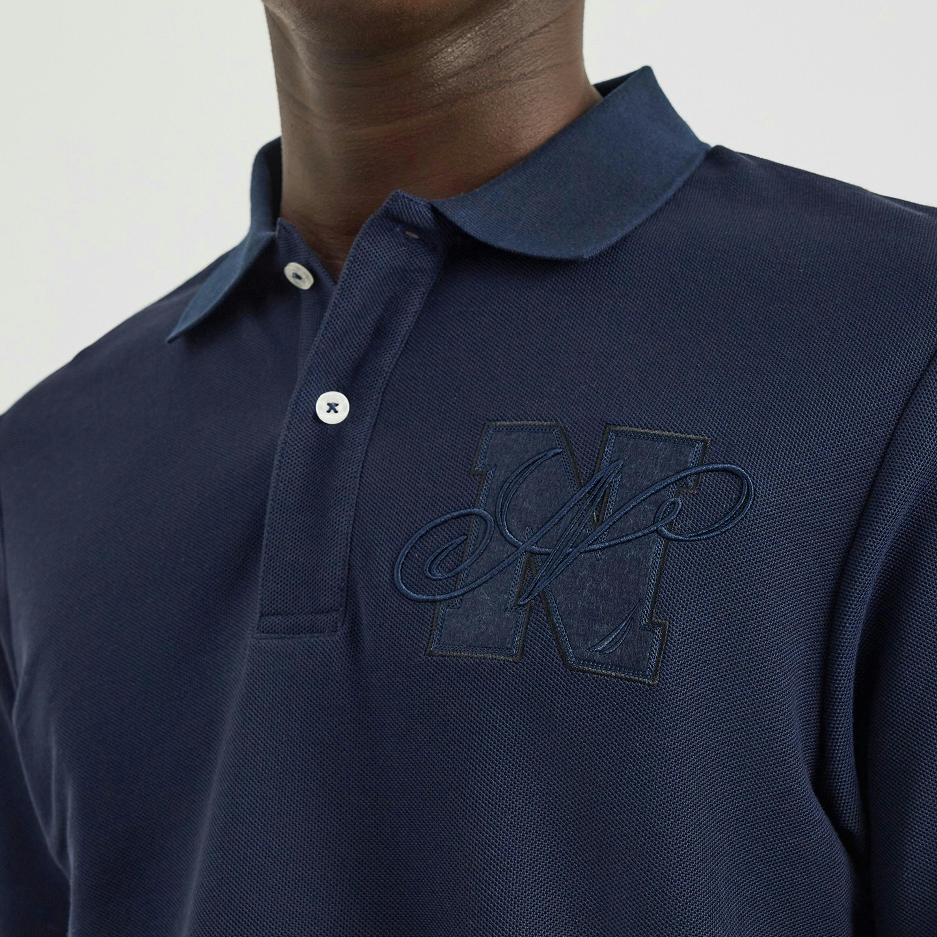 Tandra Polo Shirt-Dark Navy , view 3 of 3