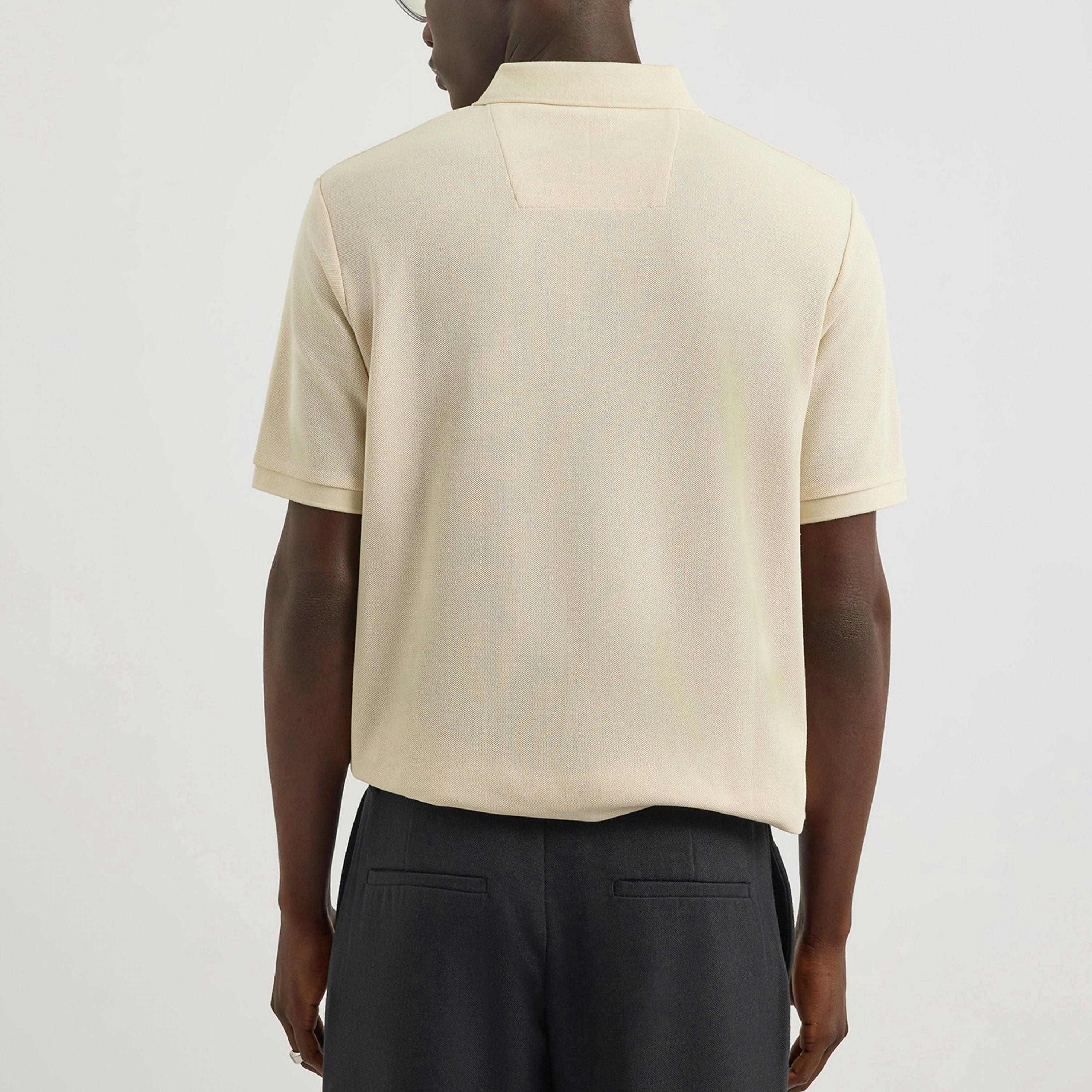 Tandra Polo Shirt-Ivory , view 2 of 3