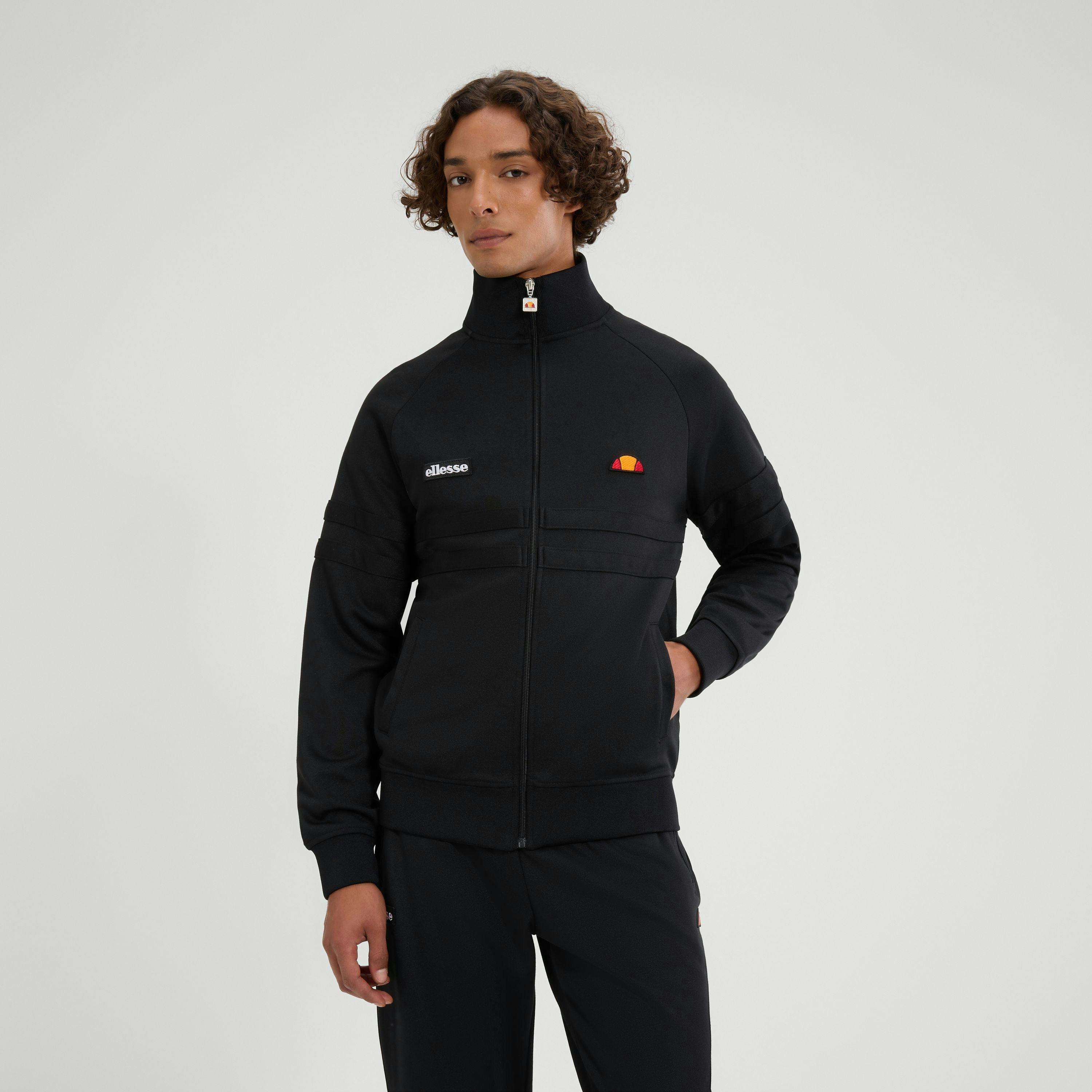 Rimini Track Jacket - Black Mono , view 1 of 4