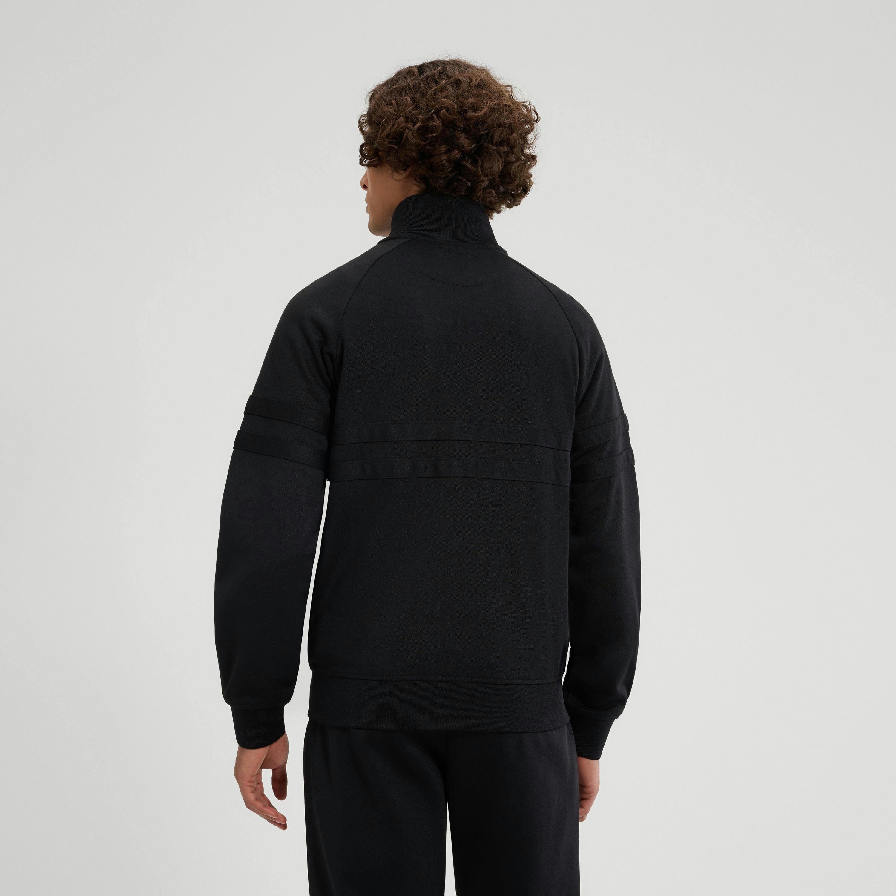 Rimini Track Jacket - Black Mono , view 2 of 4