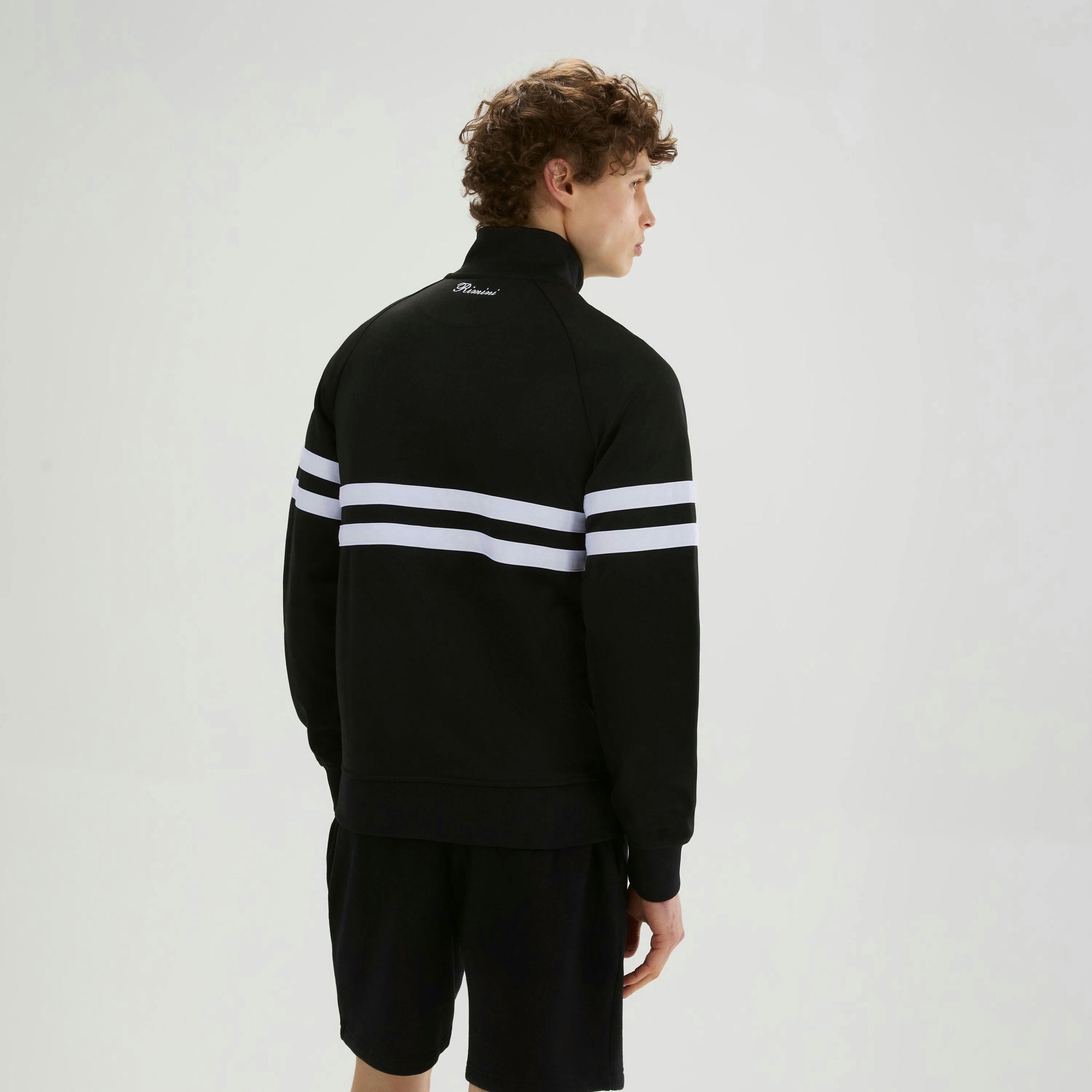 Rimini Track Jacket - Black/White , view 2 of 4