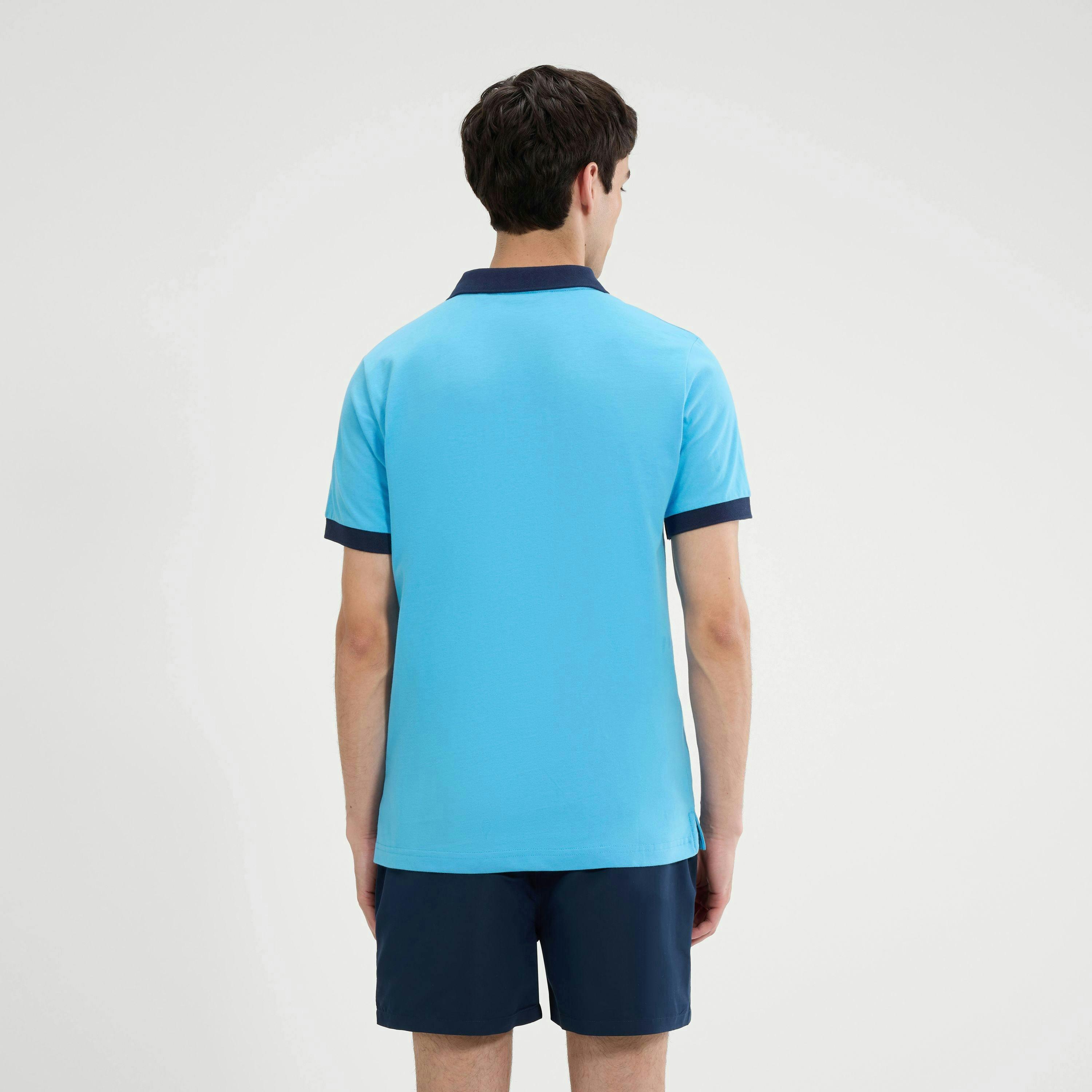 Lessepsia Polo - Light Blue/Navy , view 2 of 4