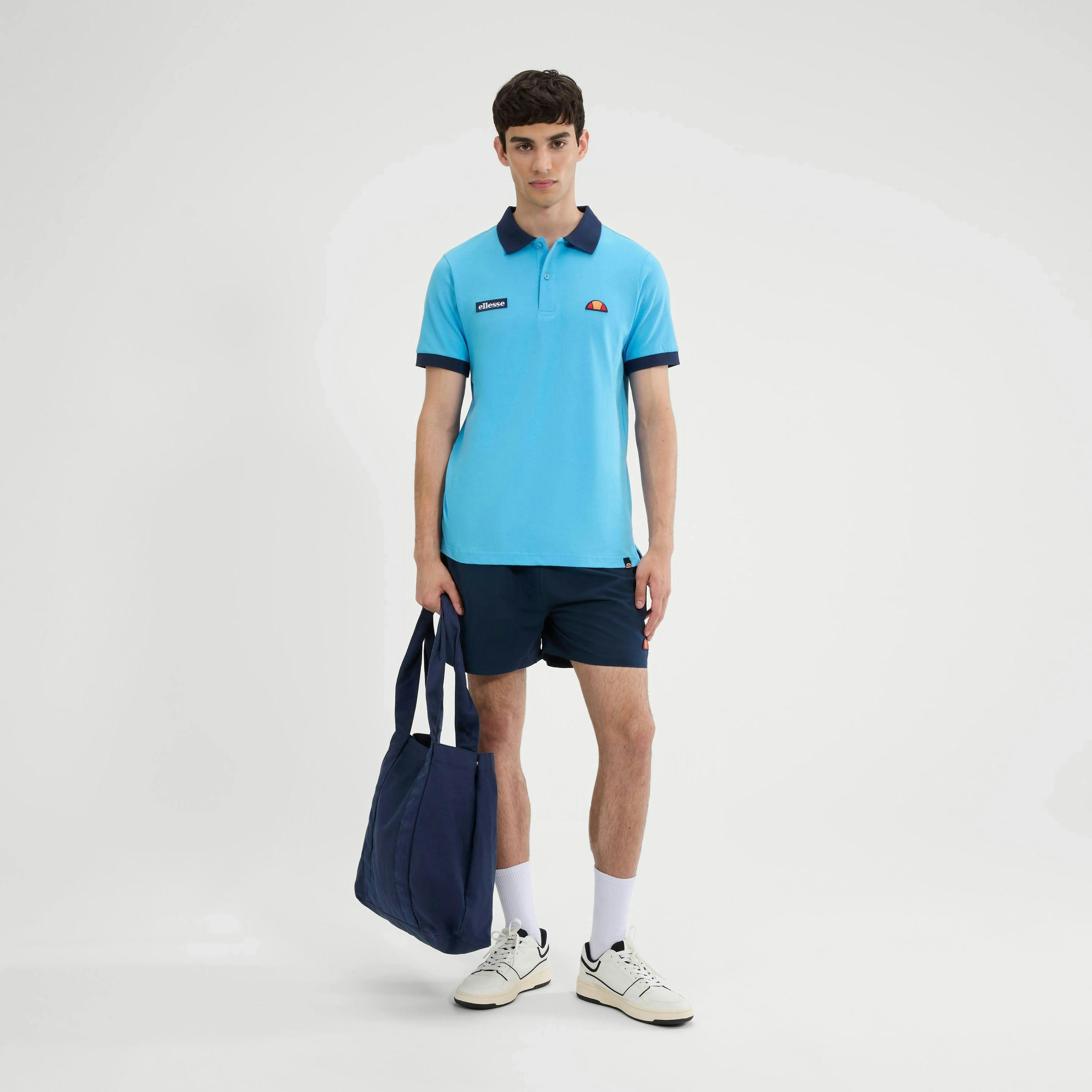 Lessepsia Polo - Light Blue/Navy , view 4 of 4