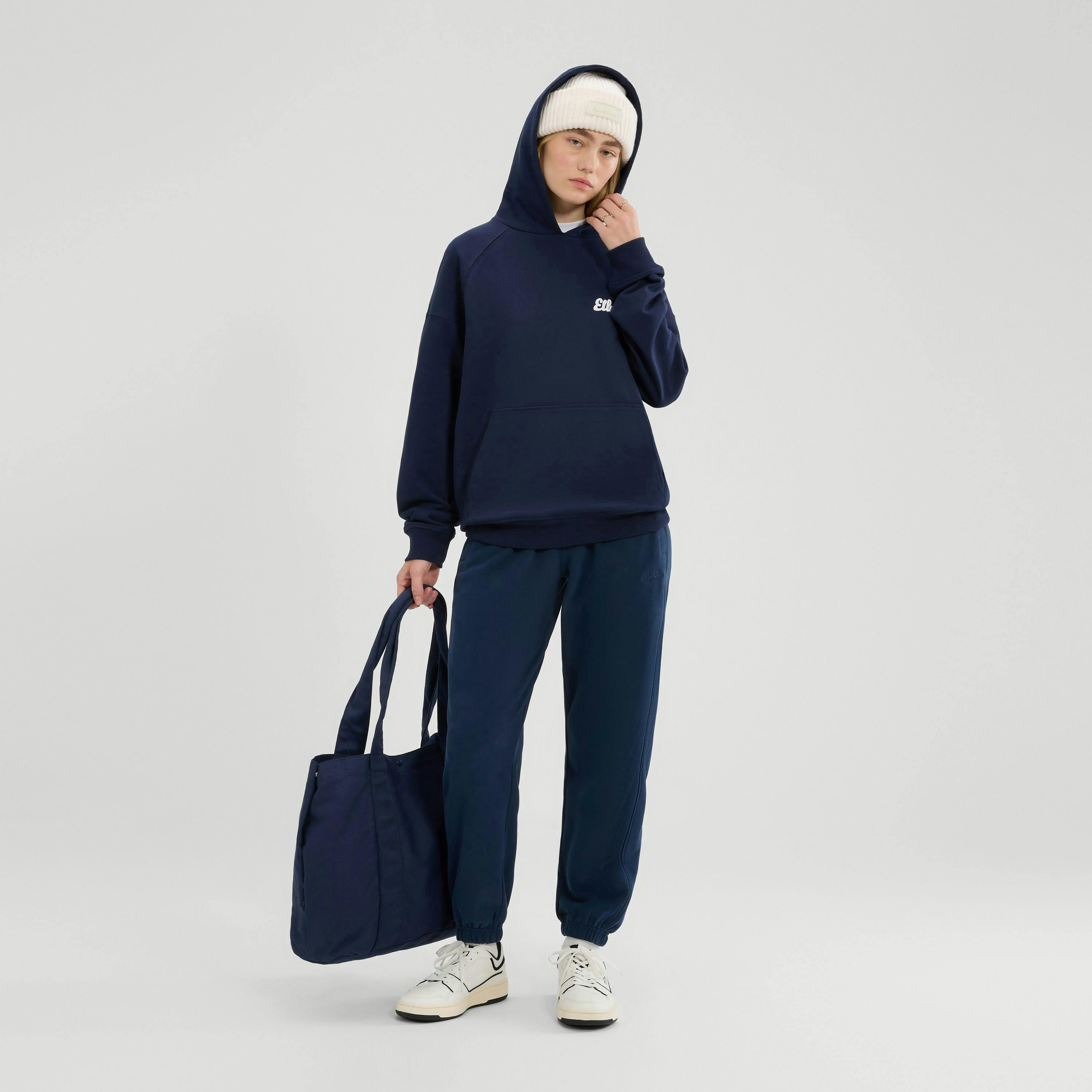 Il Trio Hoodie - Navy , view 1 of 4