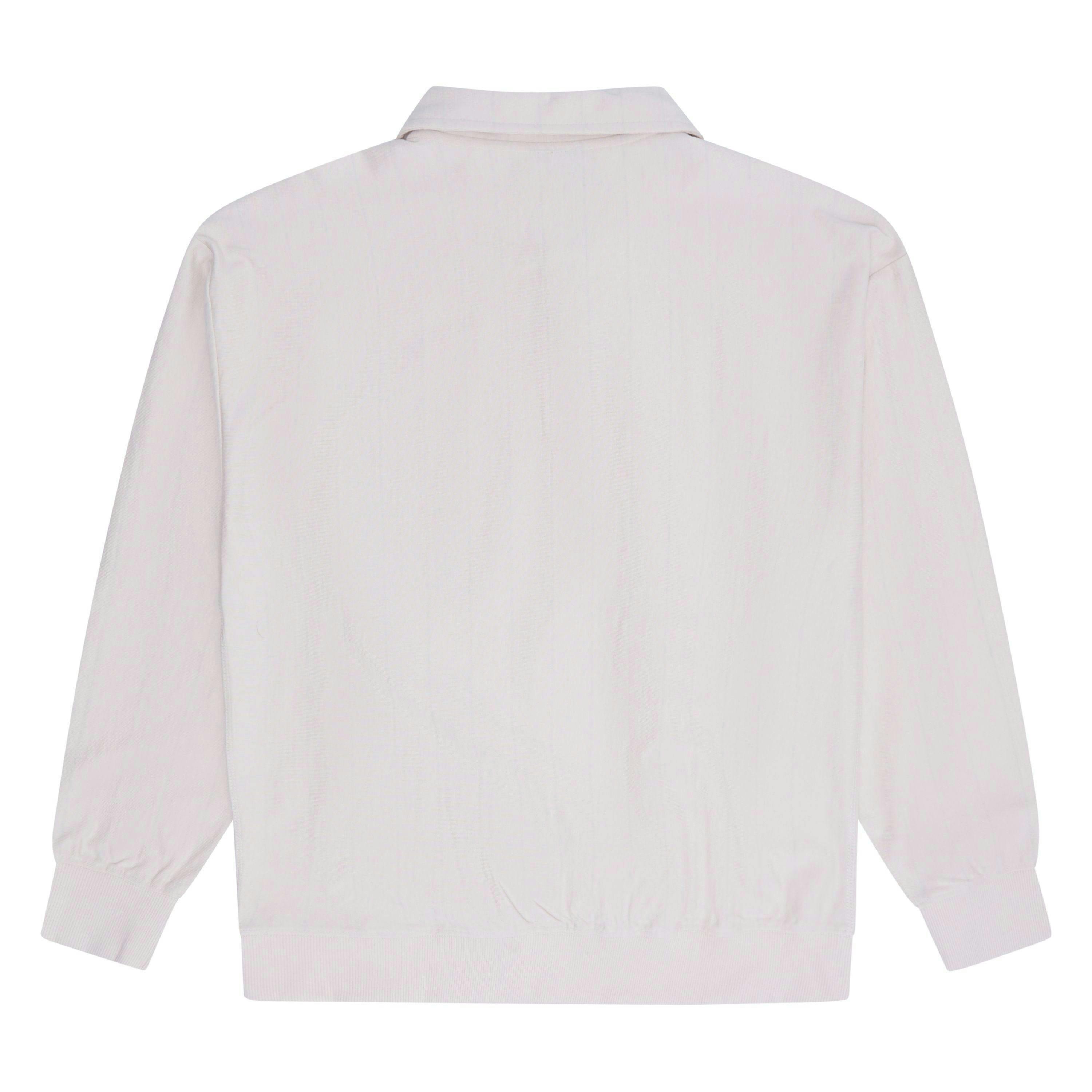 Colson Collared Sweatshirt-Ivory , view 2 of 4