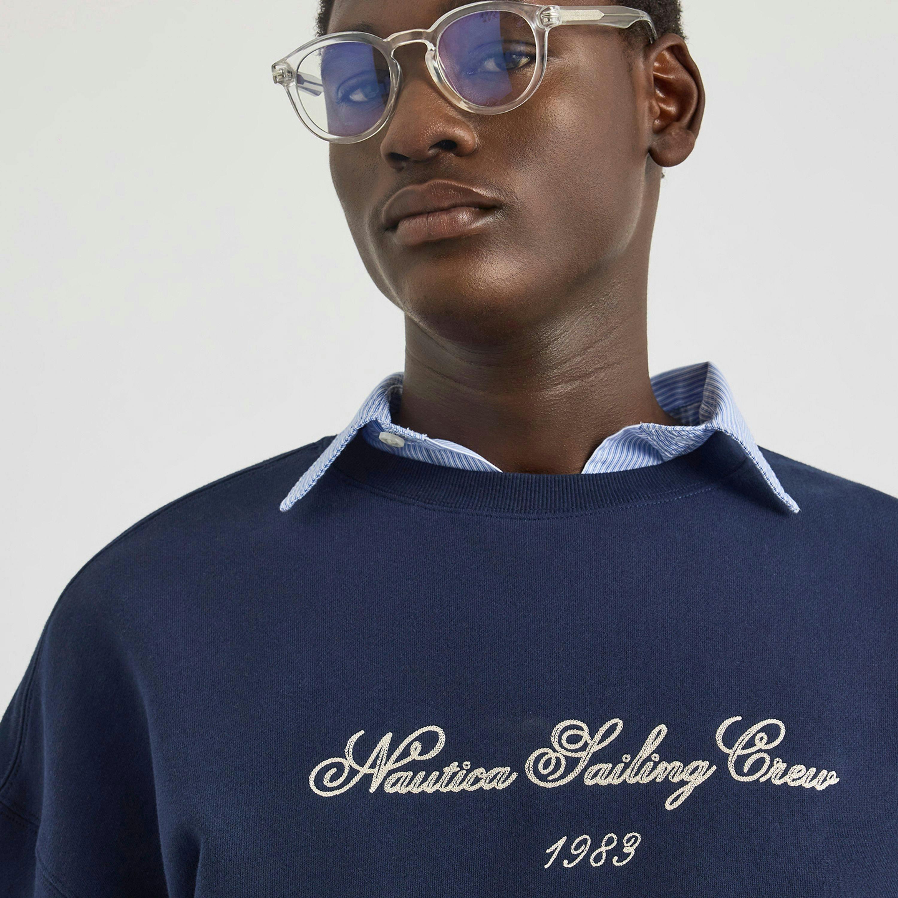 Jenson Sweatshirt-Dark Navy , view 3 of 4