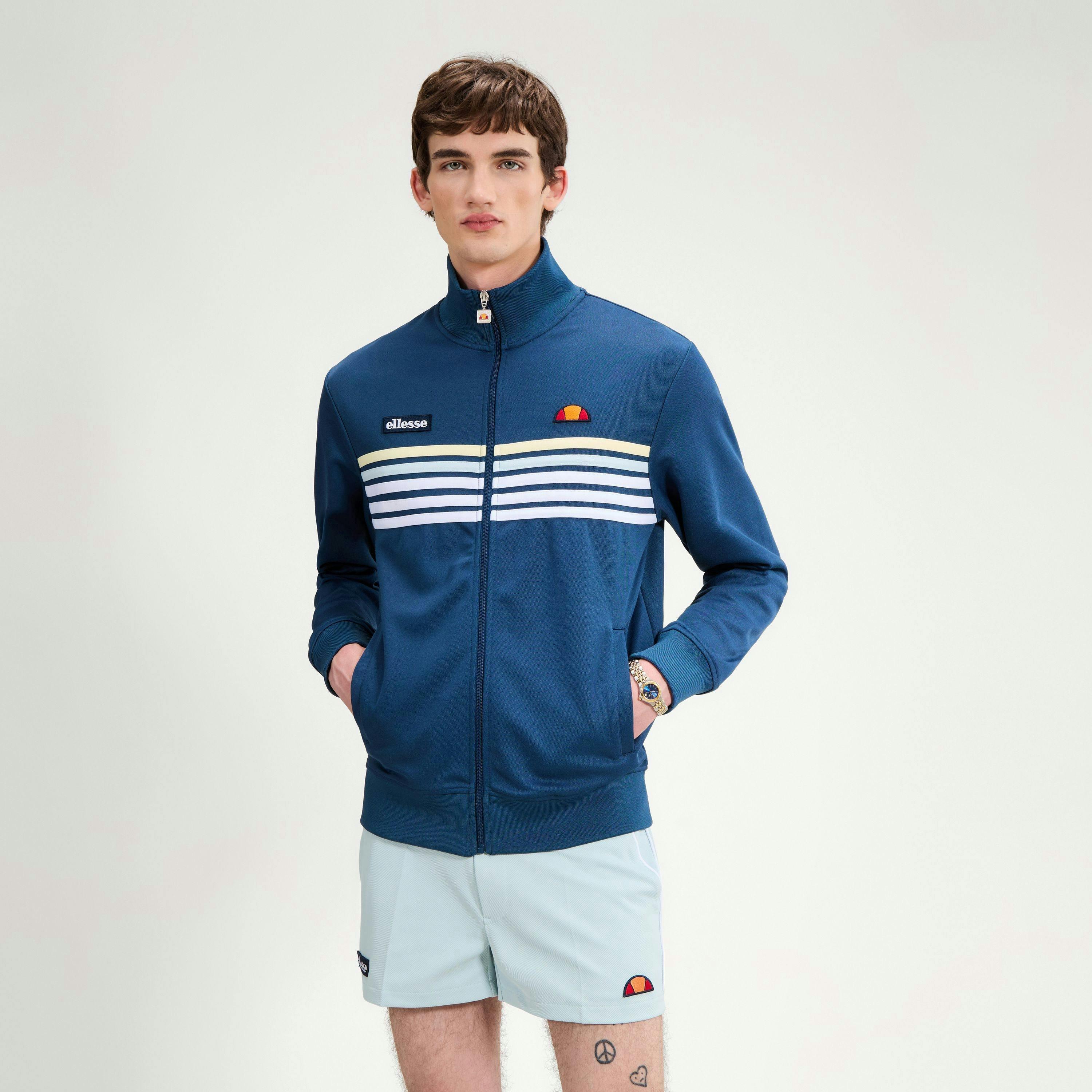Vicenza Track Jacket - Blue/White , view 3 of 3