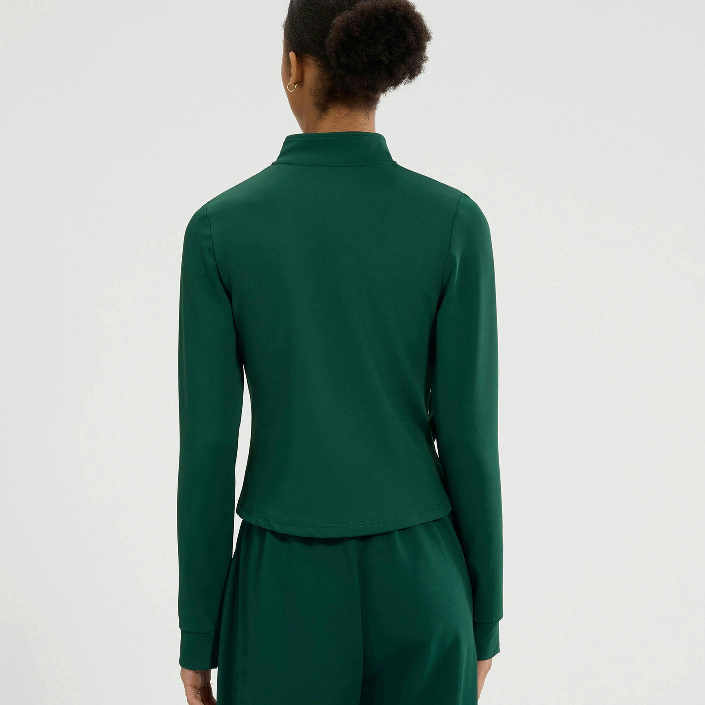 Nerone Track Top - Dark Green , view 2 of 4