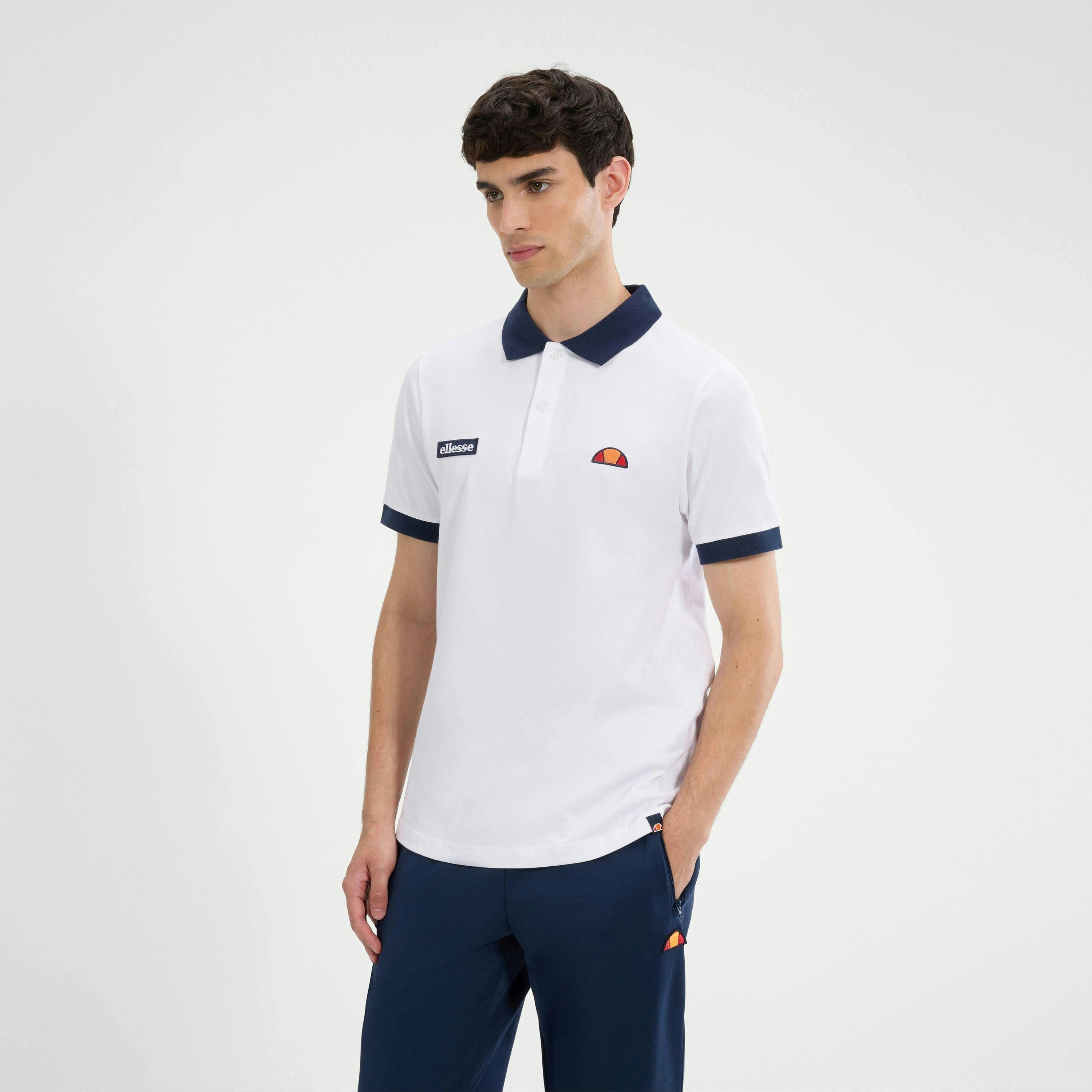 Lessepsia Polo - White/Navy , view 1 of 4