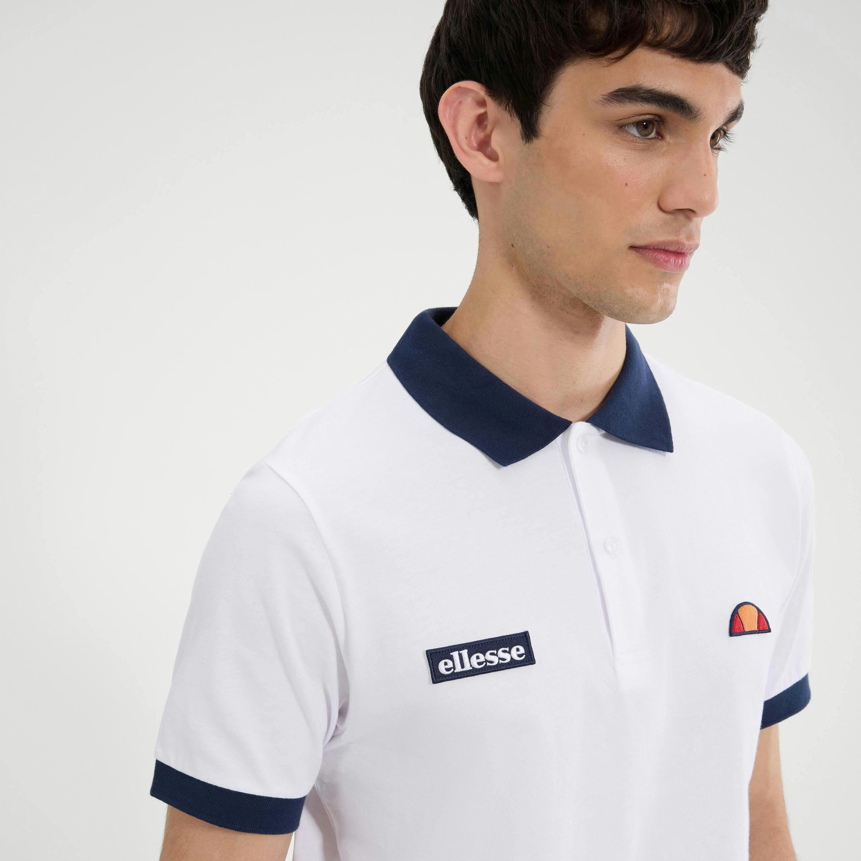 Lessepsia Polo - White/Navy , view 3 of 4