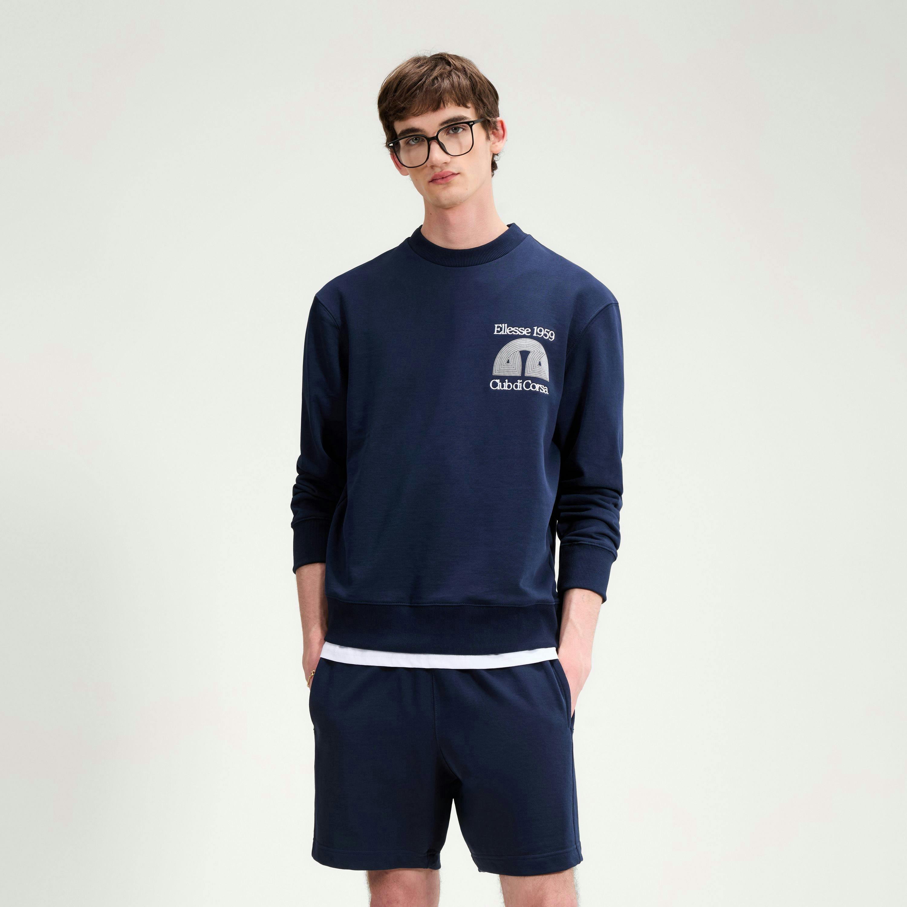 Club Di Corsa Sweatshirt-Navy , view 1 of 4
