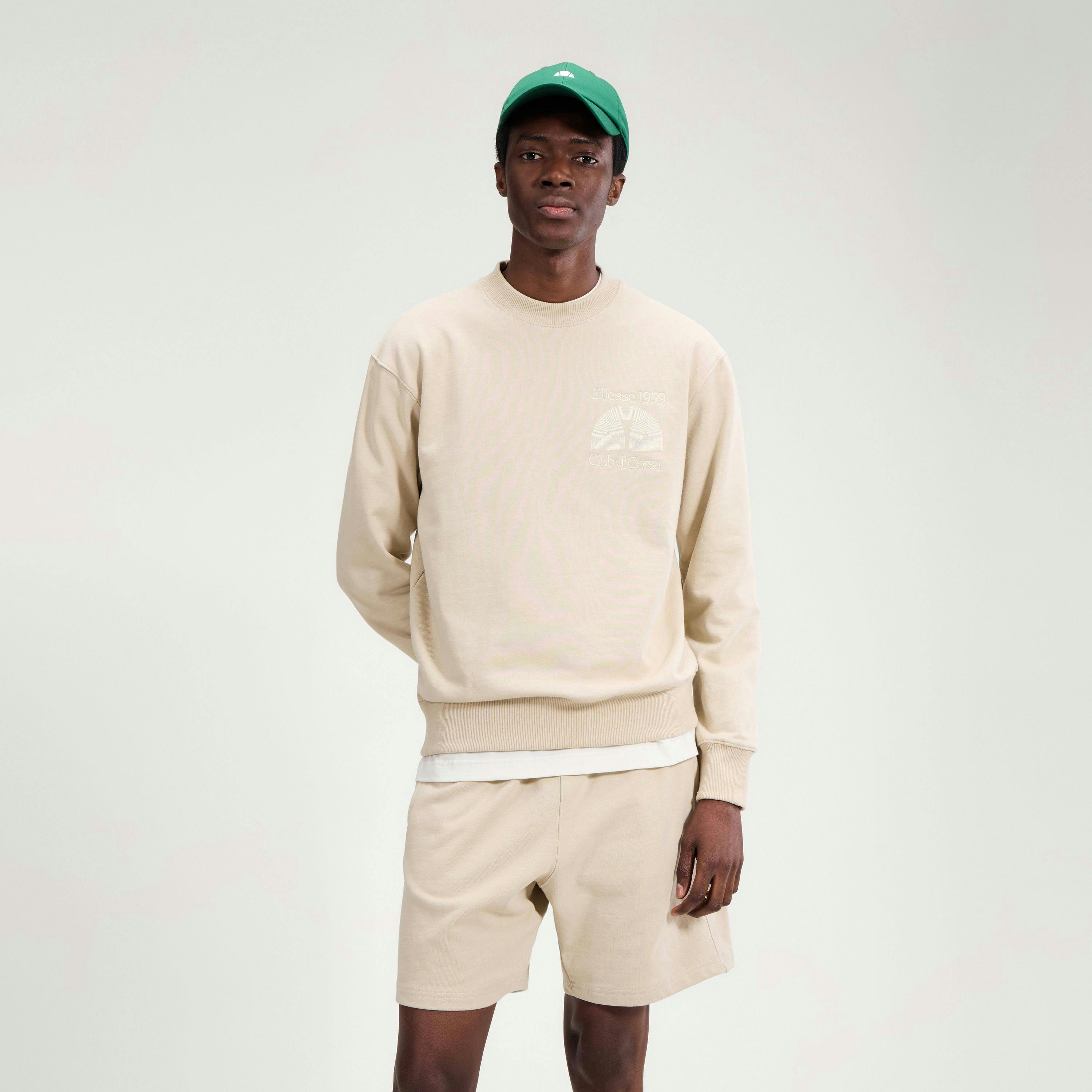 Club Di Corsa Sweatshirt - Stone , view 1 of 4
