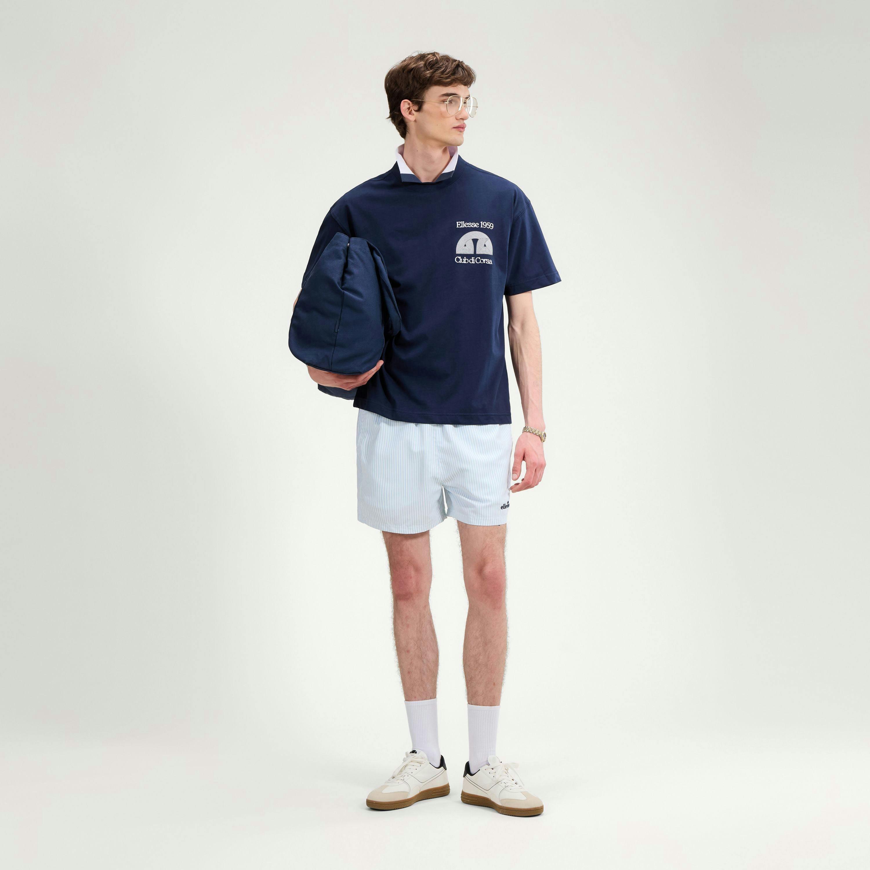 Club Di Corsa Tee - Navy , view 2 of 3
