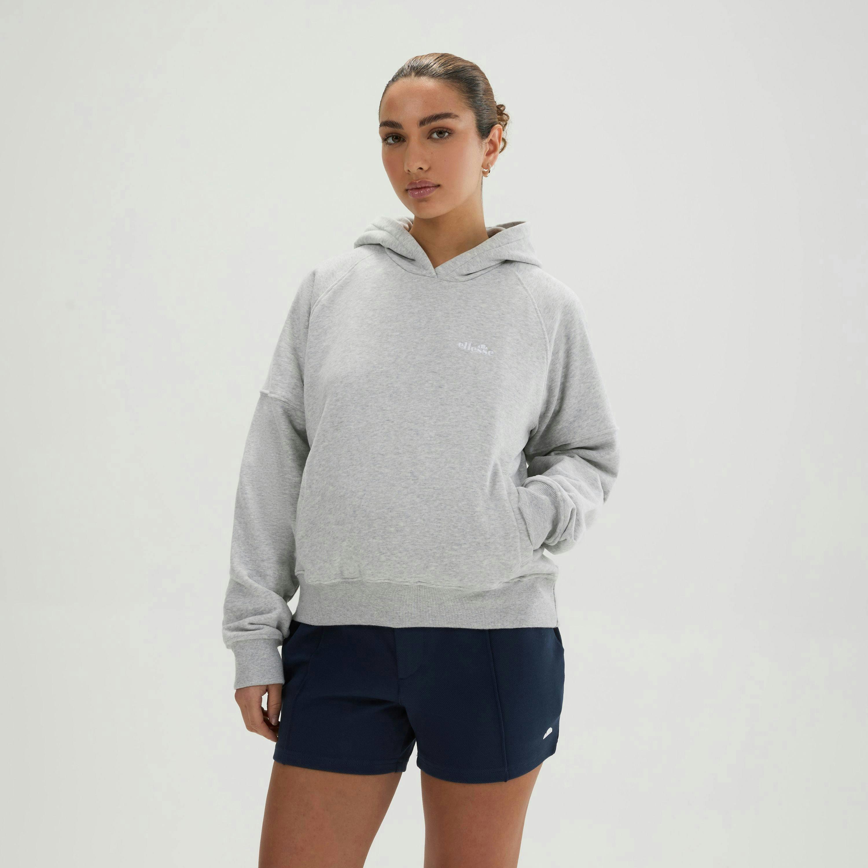 Liscia OH Hoodie - Light Grey Marl , view 1 of 4