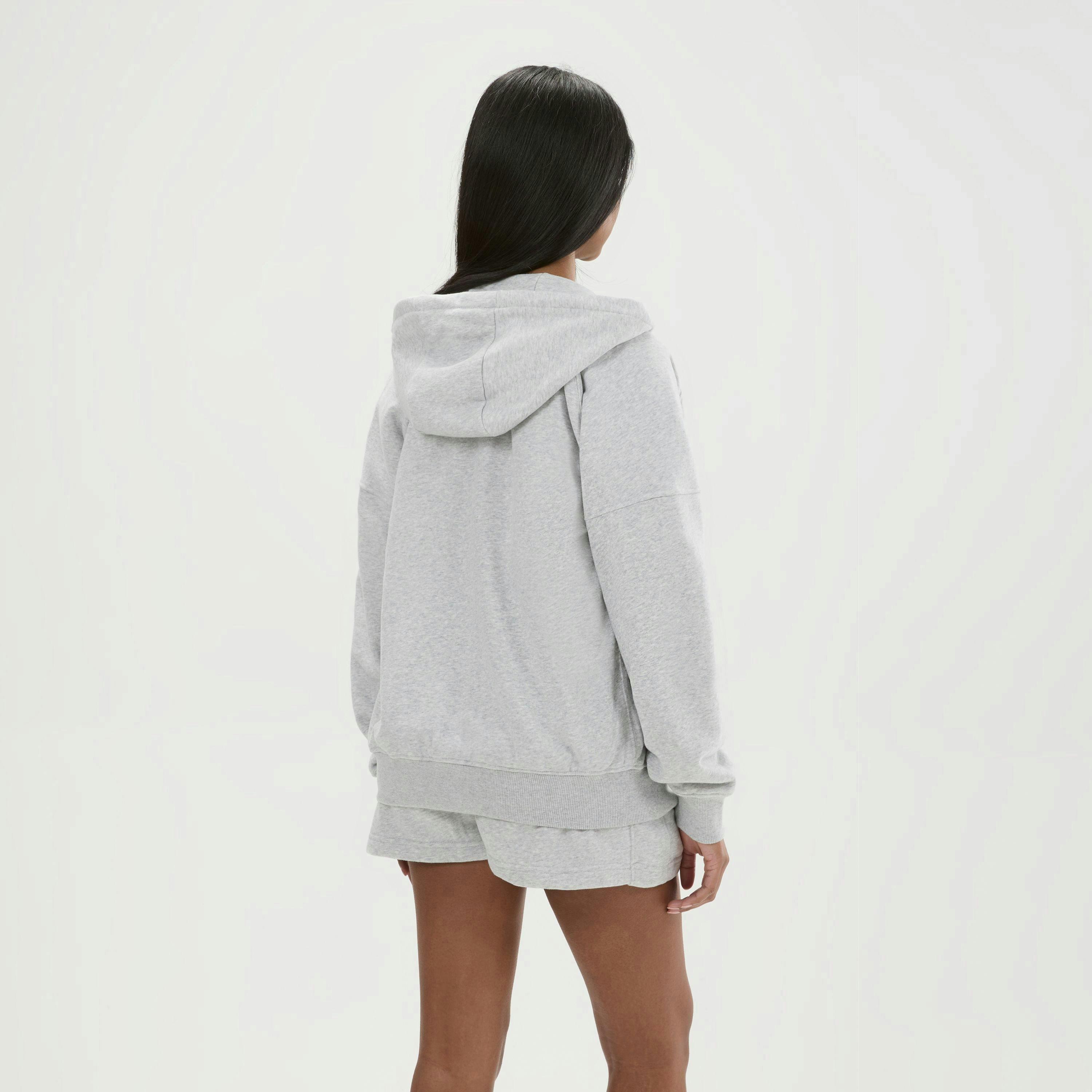 Pianella FZ Hoodie - Light Grey Marl , view 2 of 4