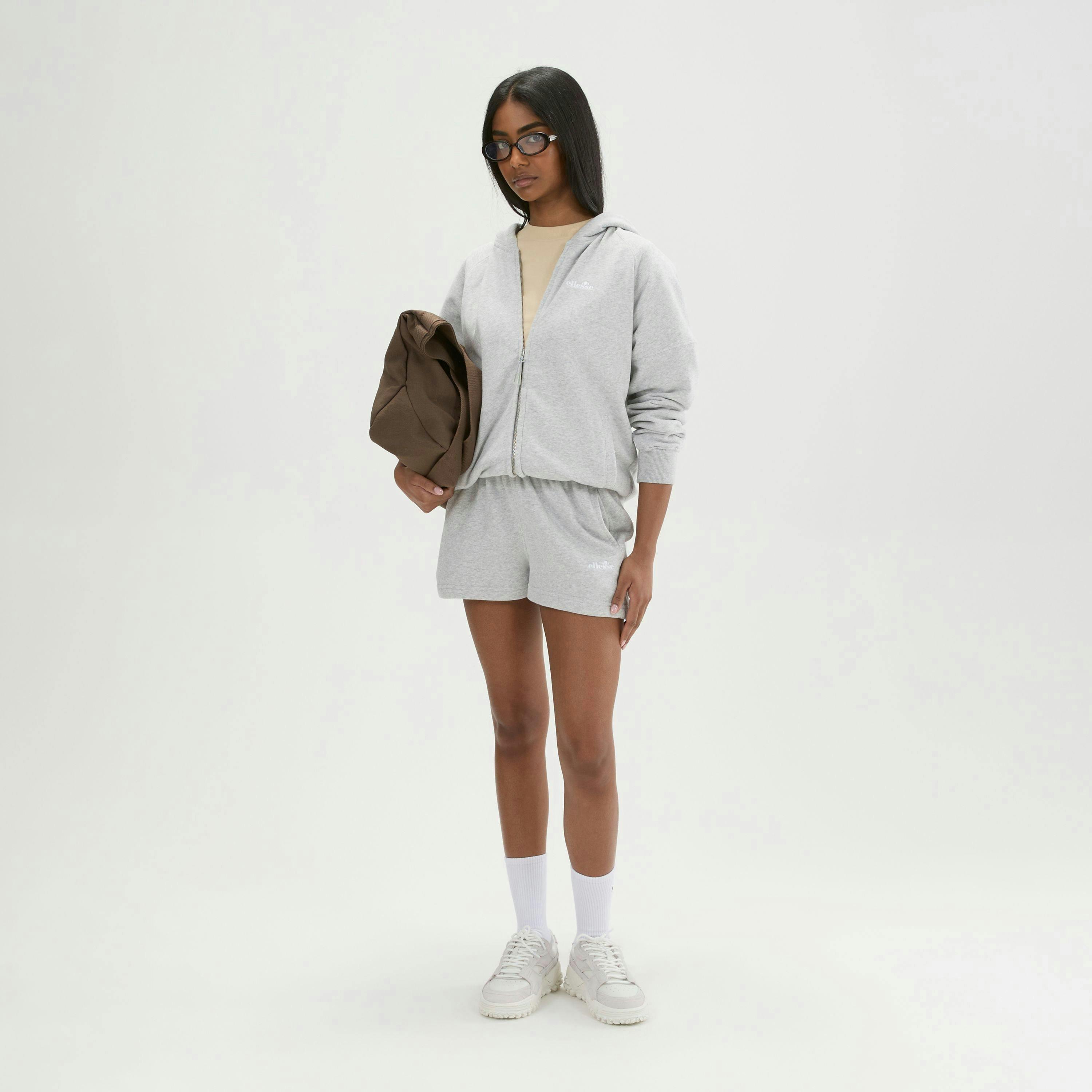 Pianella FZ Hoodie - Light Grey Marl , view 4 of 4
