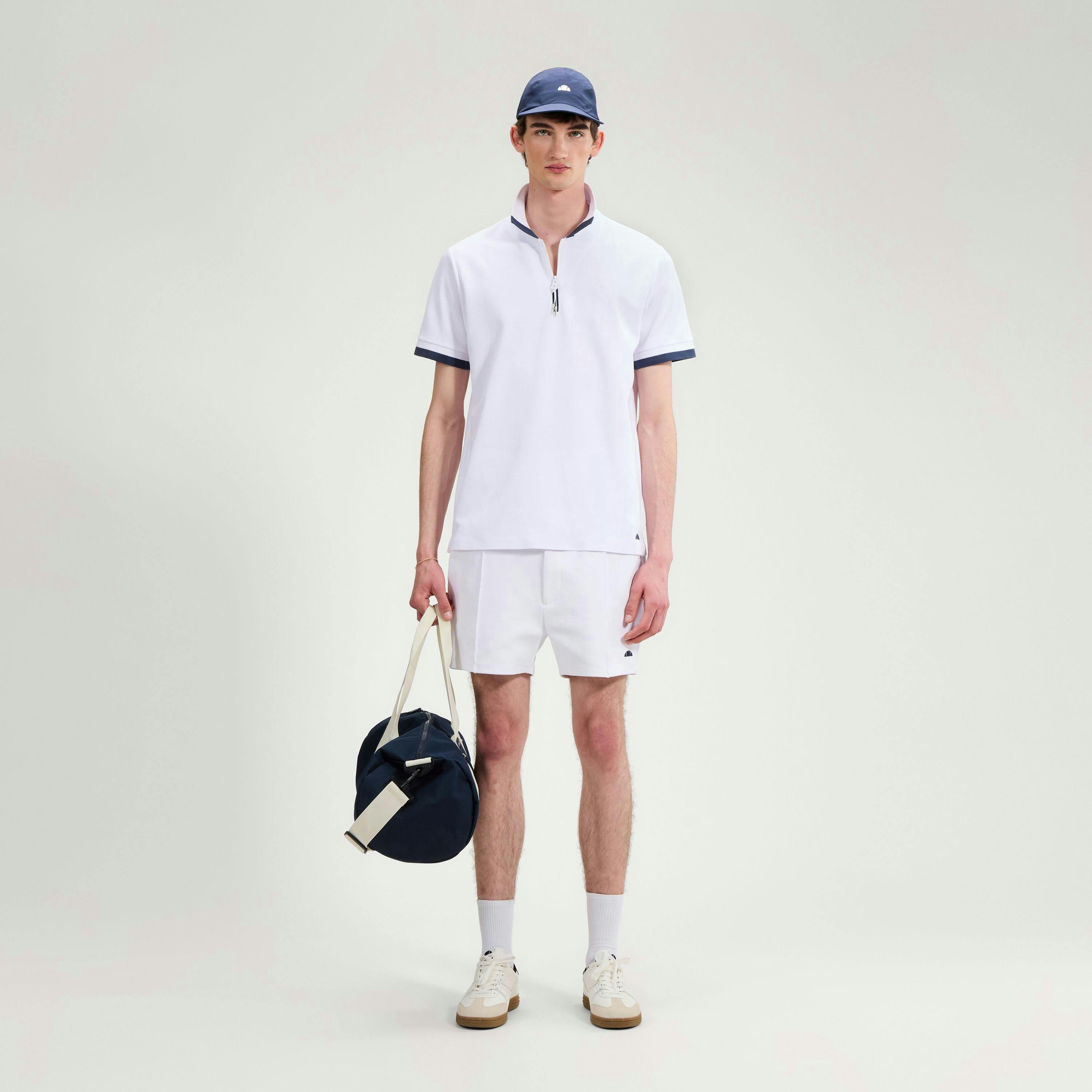 Kelvias Polo - White/Navy , view 2 of 3