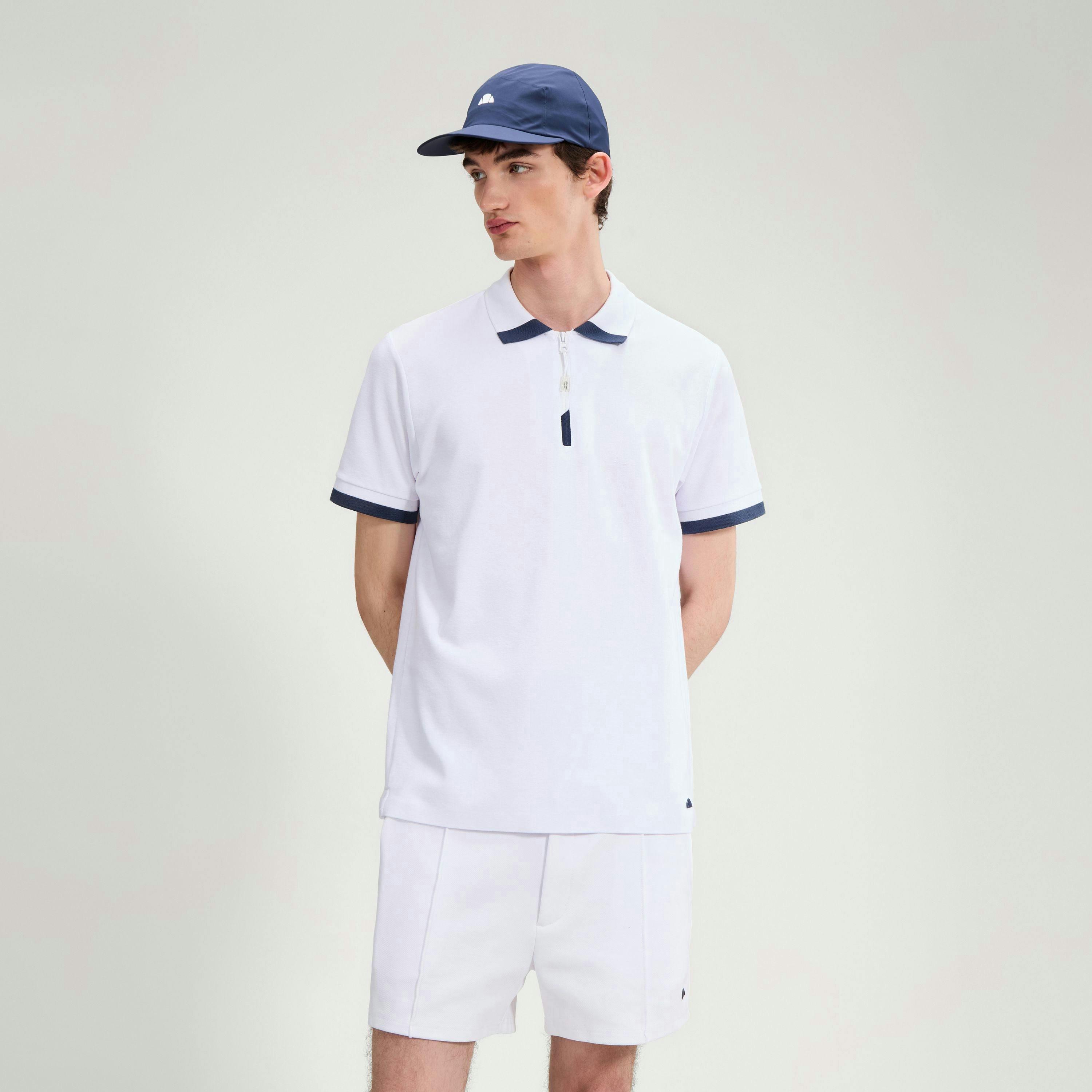 Kelvias Polo - White/Navy , view 3 of 3