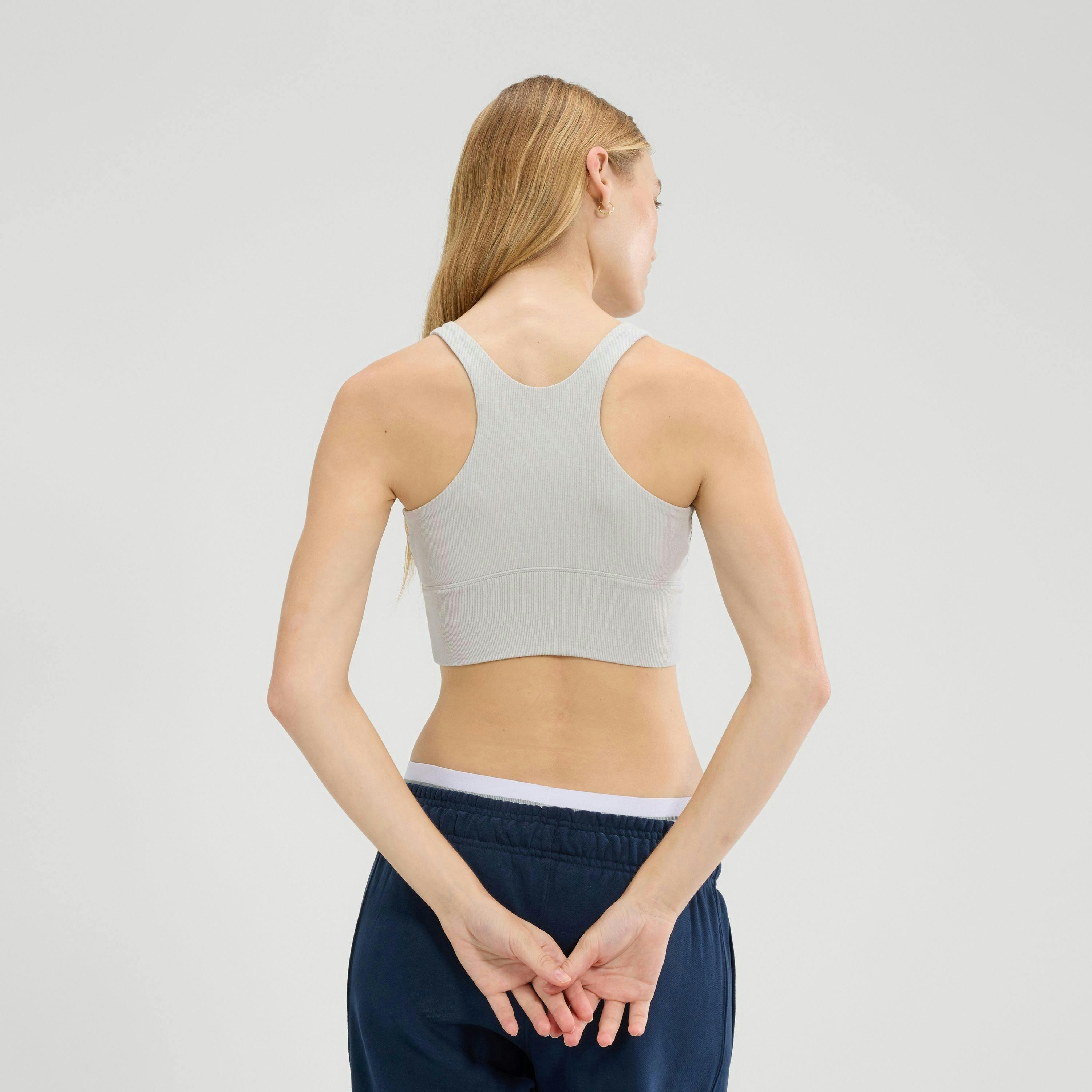 Ballante Bra Top - Light Grey Marl , view 2 of 4