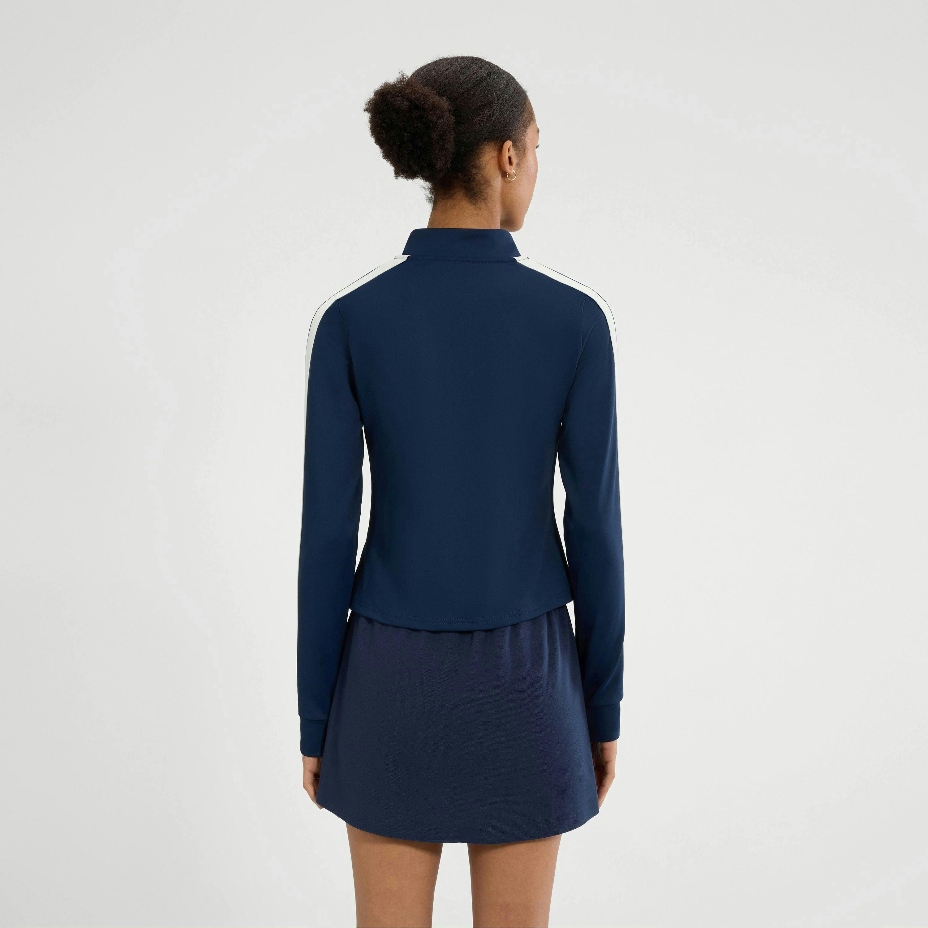 Banff Track Top - Navy , view 3 of 4