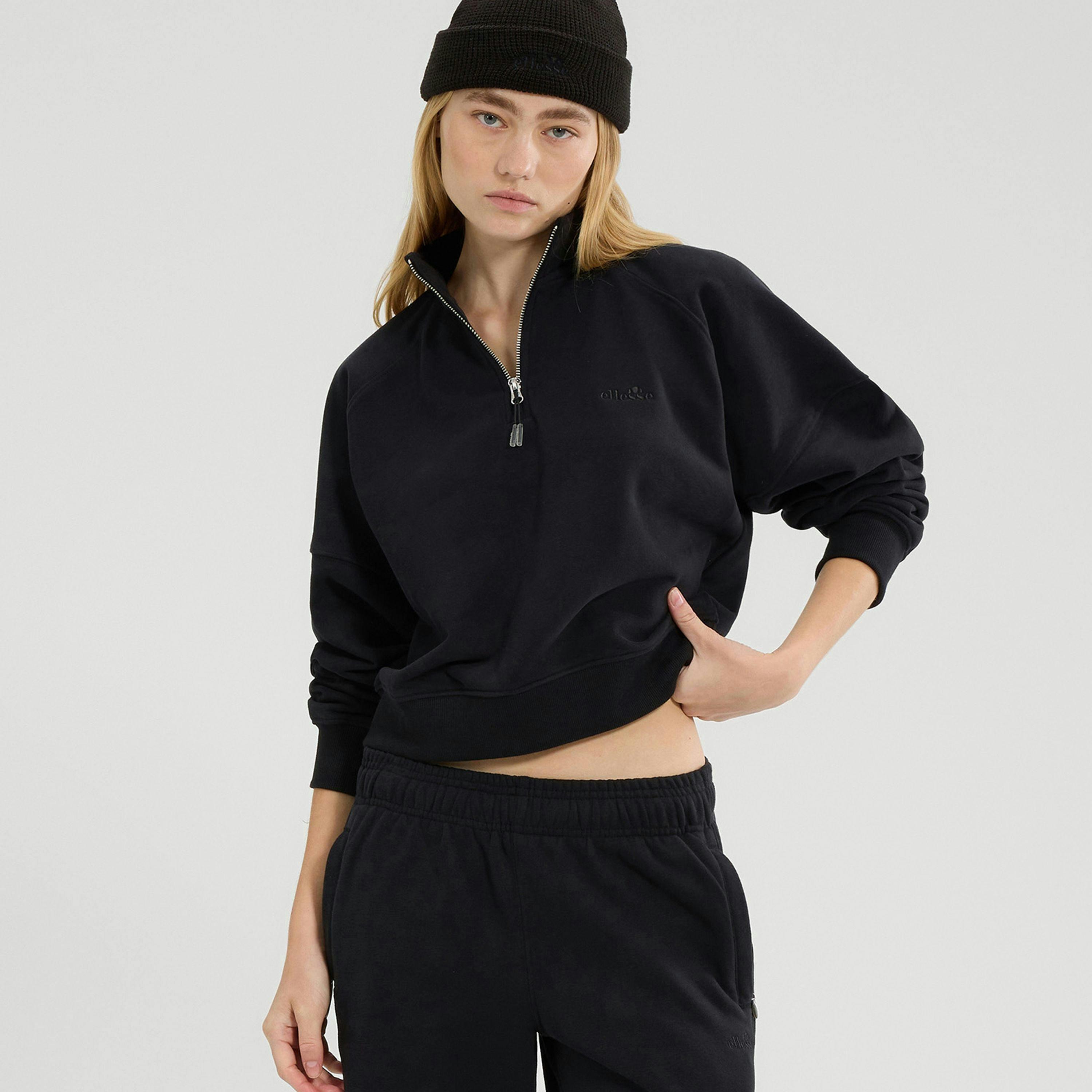 Carrera 1/4 Zip Sweatshirt - Black , view 1 of 4