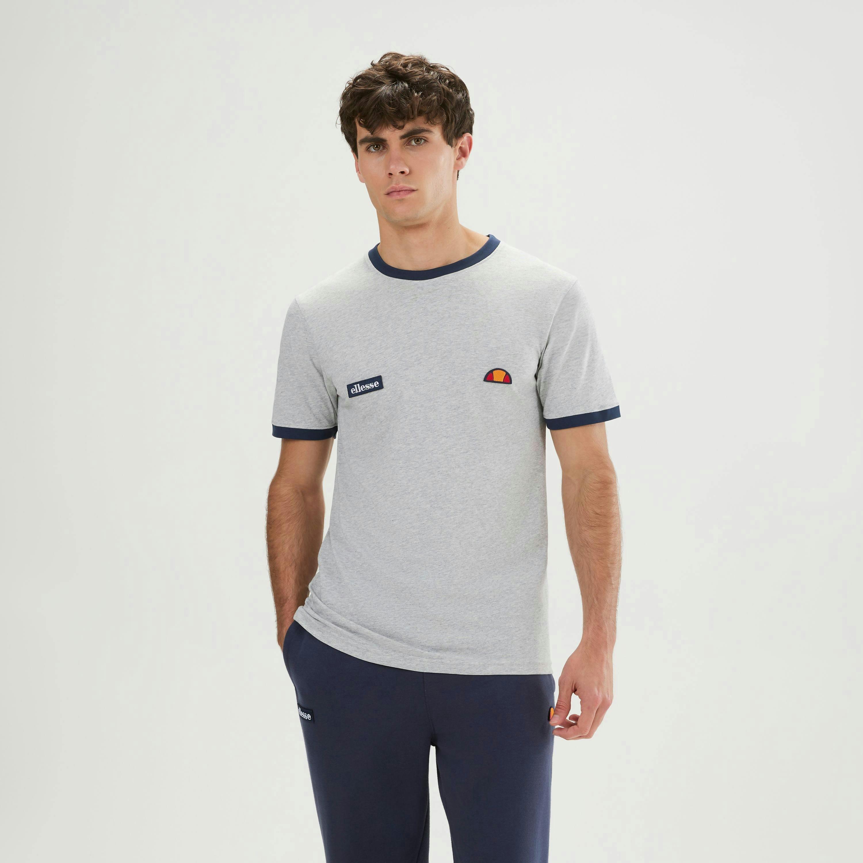 Ringetto Tee - Light Grey Marl , view 2 of 2