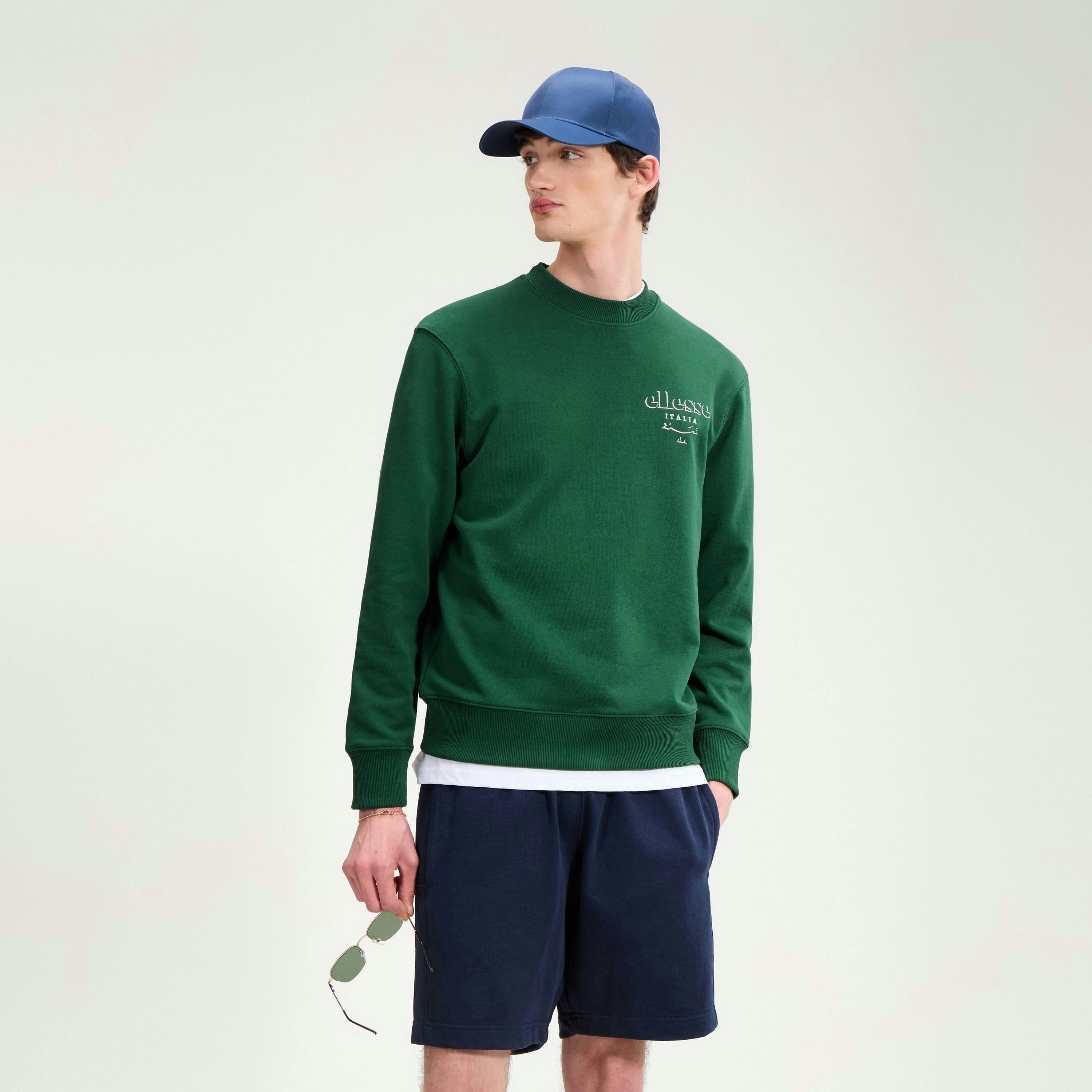 Scroll Sweatshirt - Dark Green , view 1 of 4