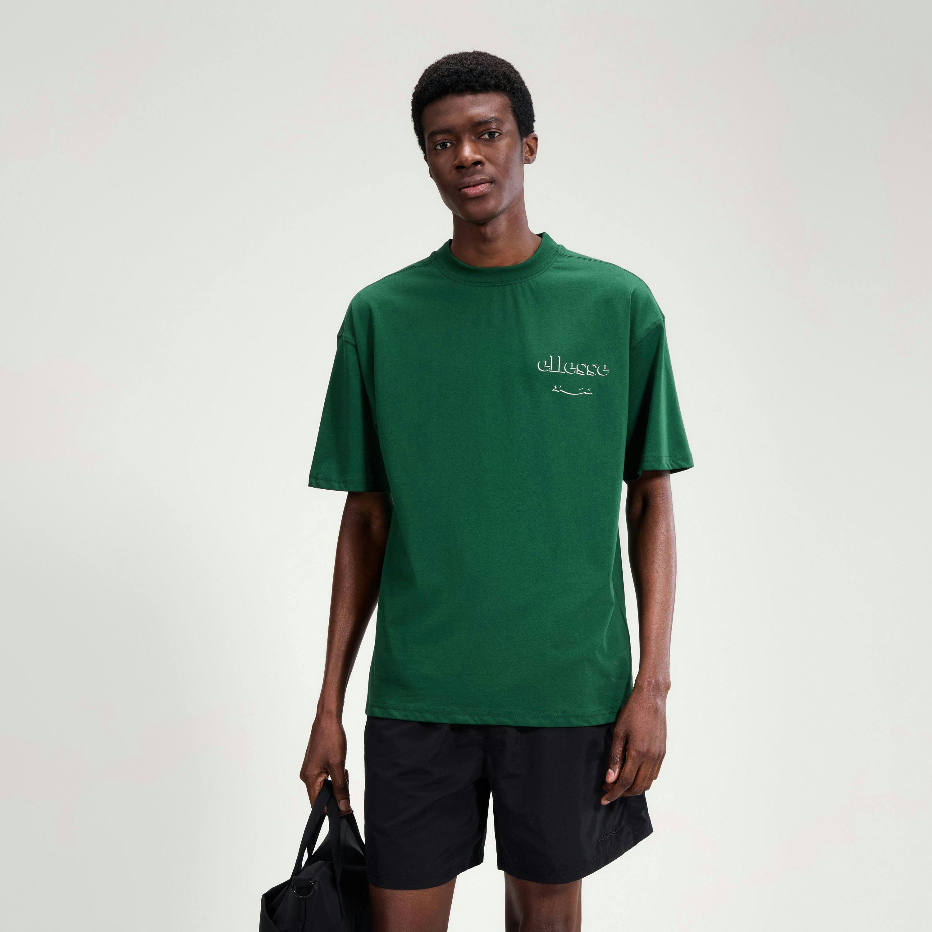 Scroll Tee - Dark Green , view 3 of 3