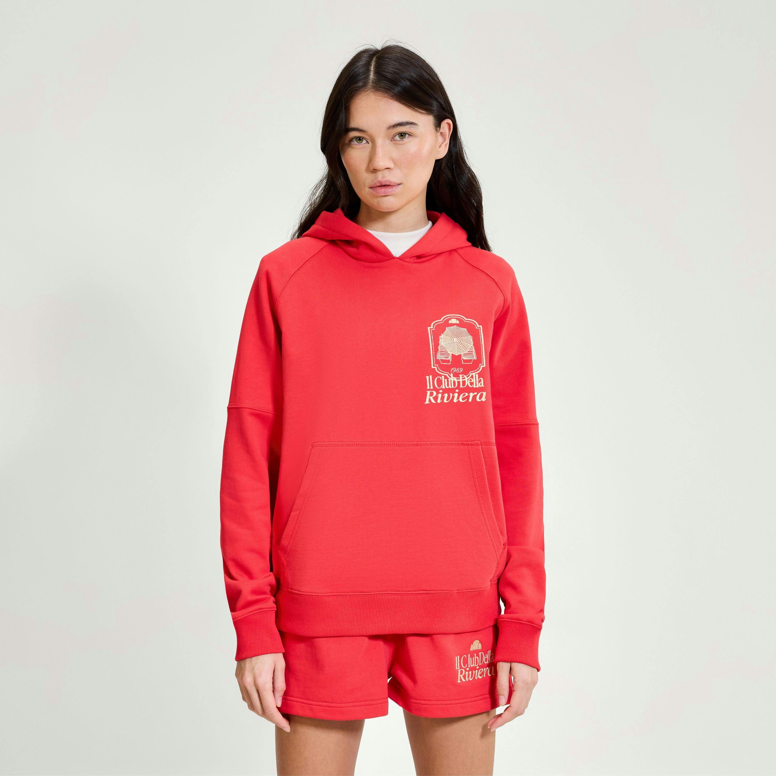 Saldia Hoodie - Red/Peach , view 1 of 4