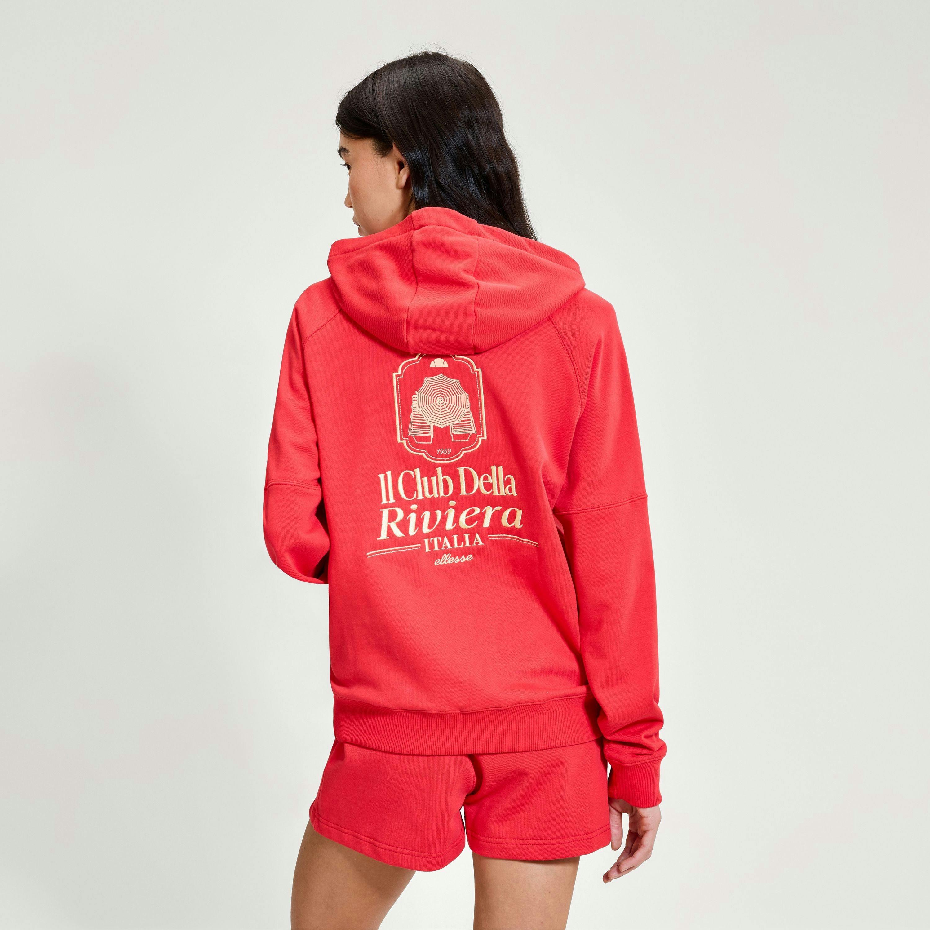 Saldia Hoodie - Red/Peach , view 2 of 4