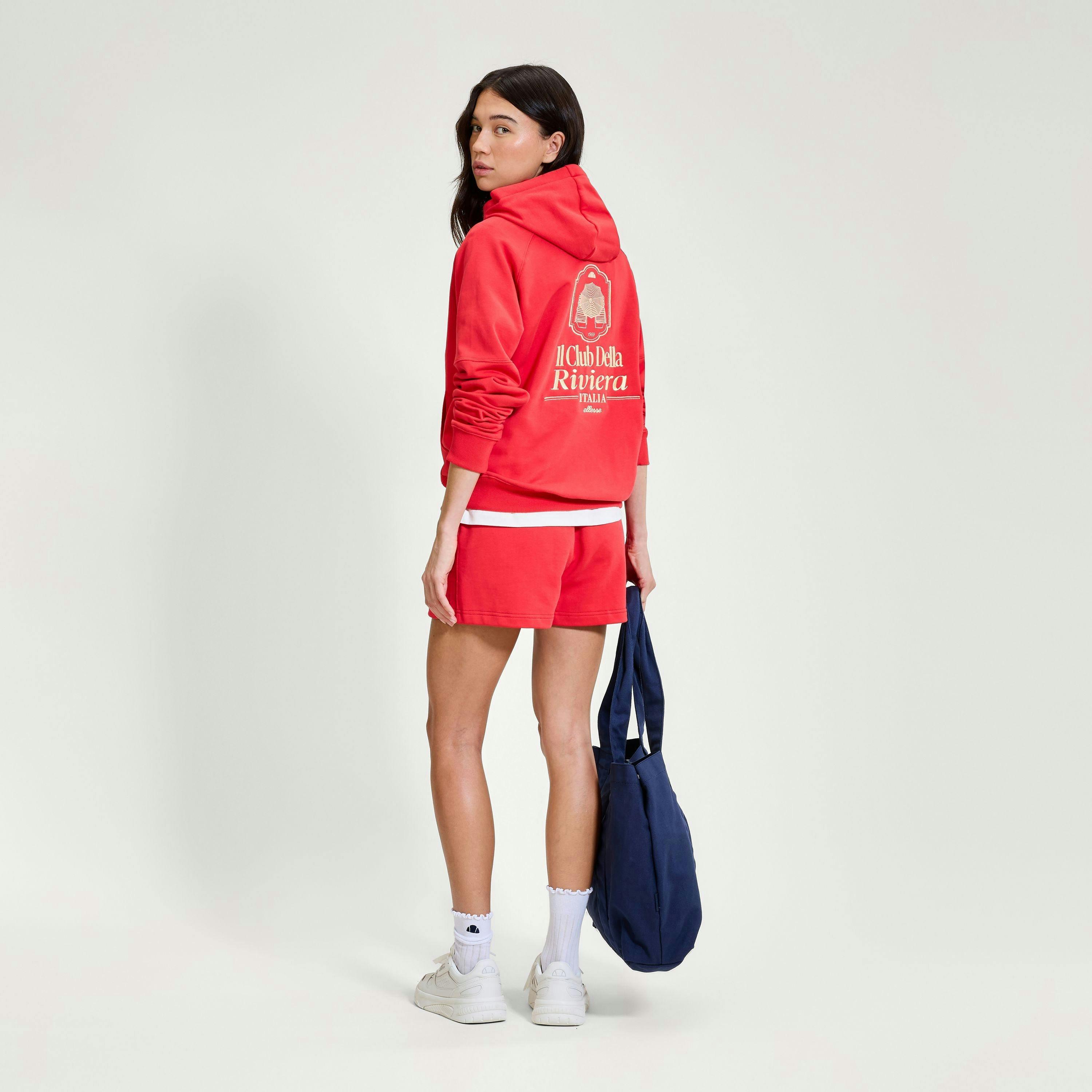 Saldia Hoodie - Red/Peach , view 4 of 4