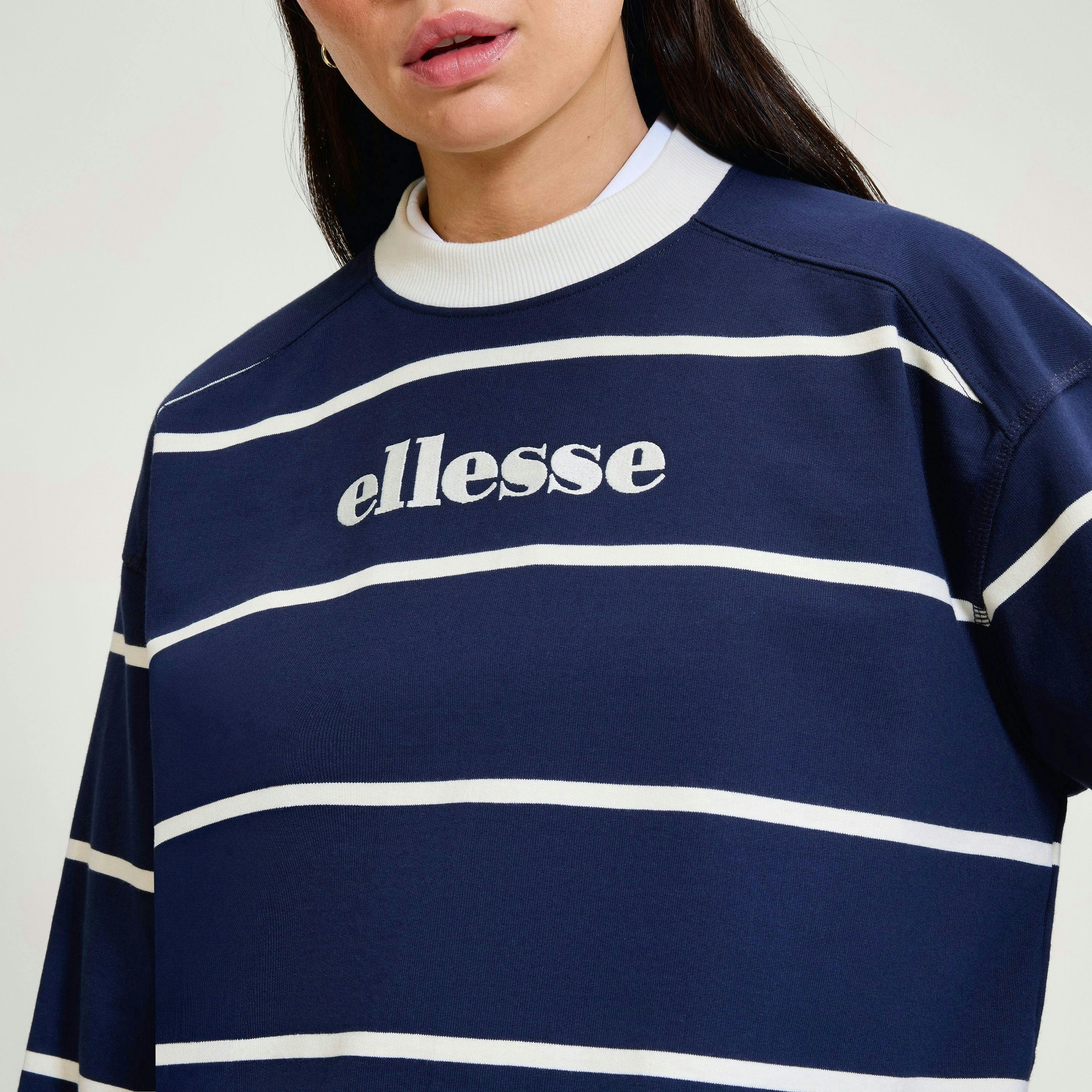Taggia Sweatshirt - Dark Blue/Off White , view 3 of 4