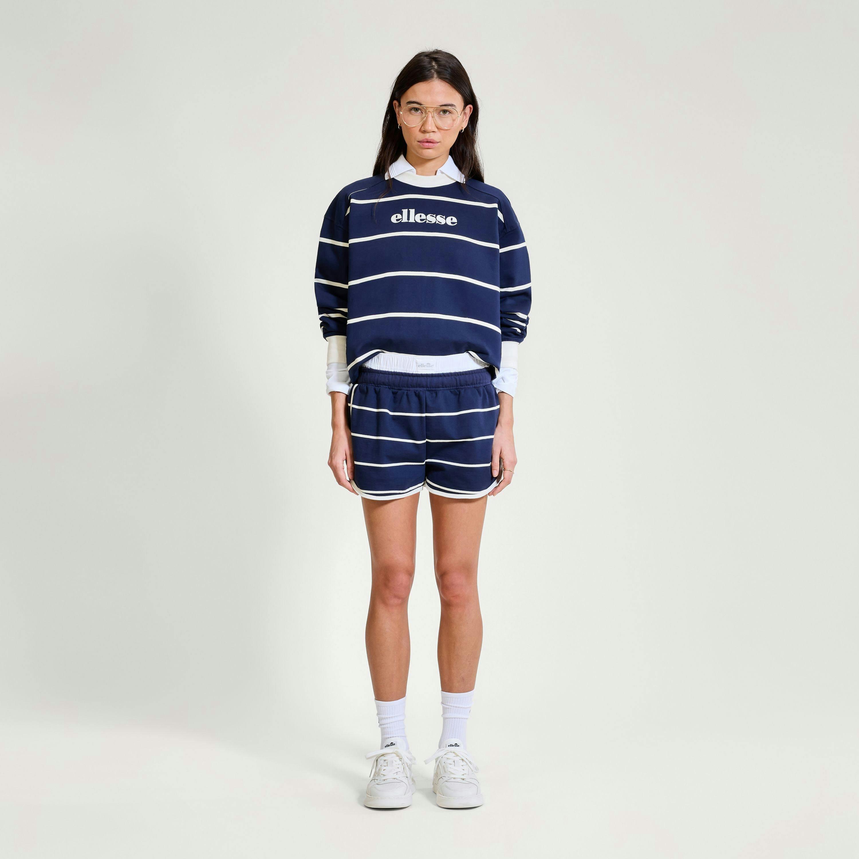 Taggia Sweatshirt - Dark Blue/Off White , view 4 of 4