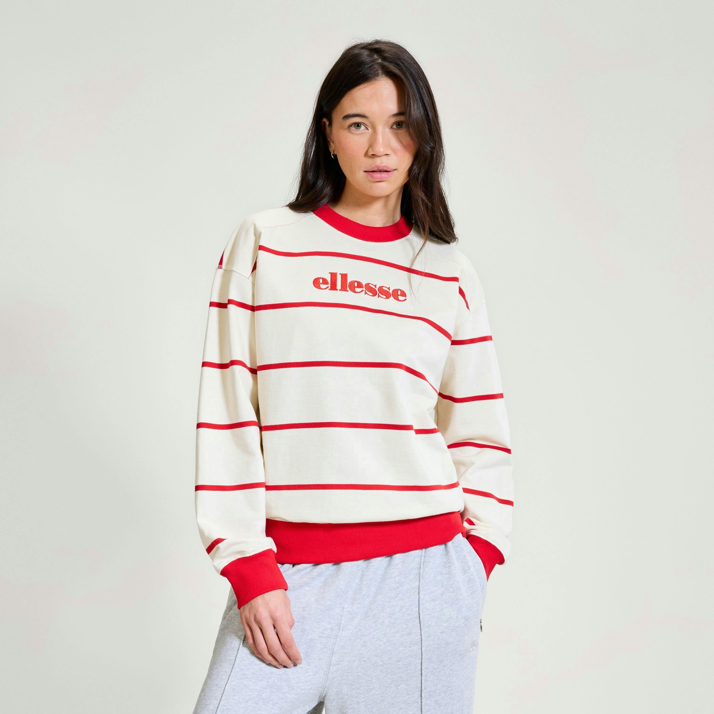 Taggia Sweatshirt - Off White/Red , view 1 of 4