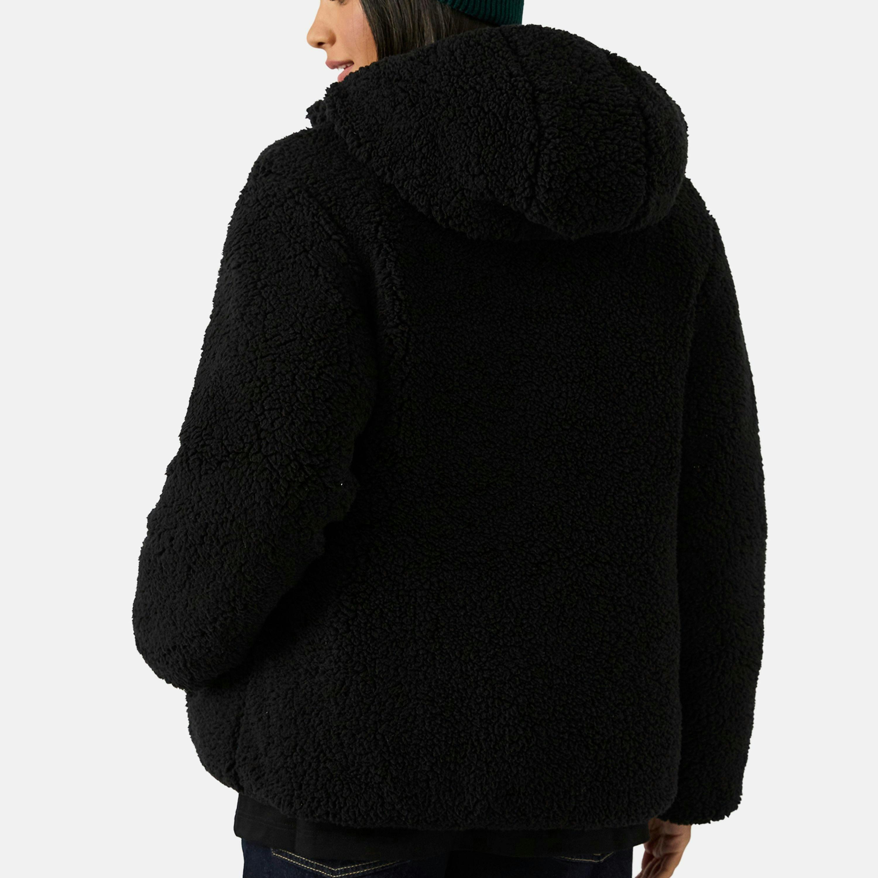RB2103 Reversible Puffer Sherpa - Hunter Green , view 4 of 4