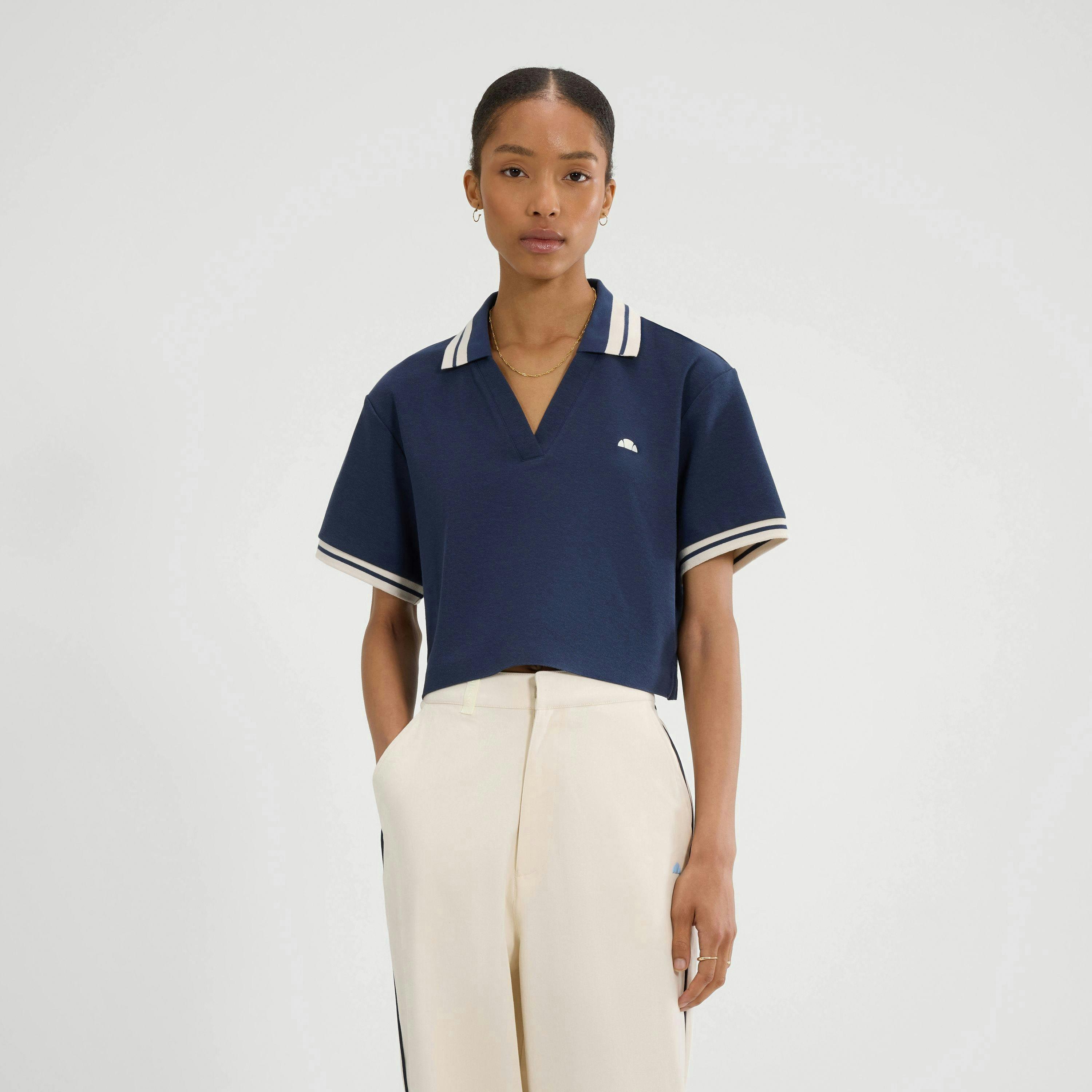 Fernie Polo - Navy , view 1 of 2
