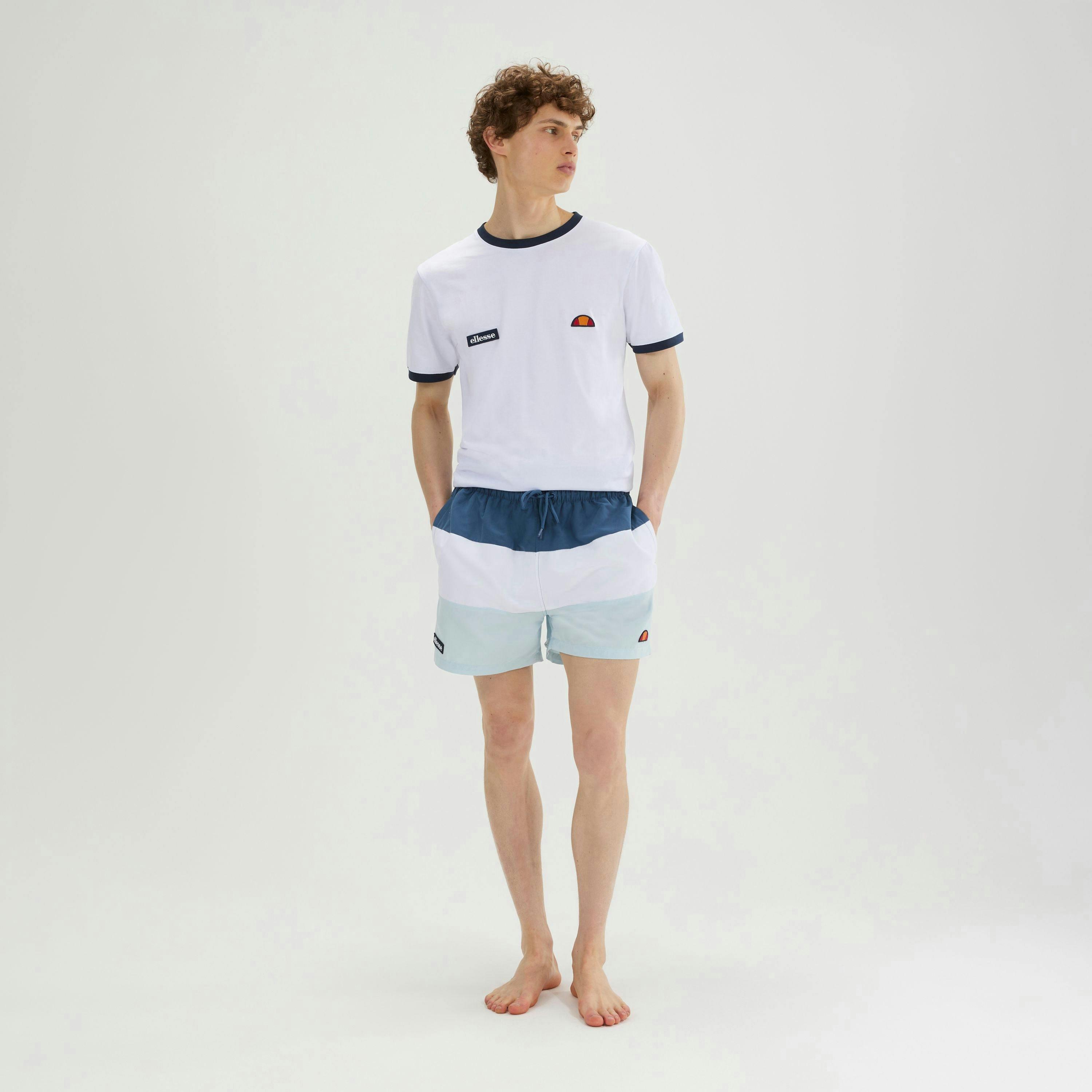 Cielo Swim Shorts - Blue/White/Light Blue , view 1 of 1