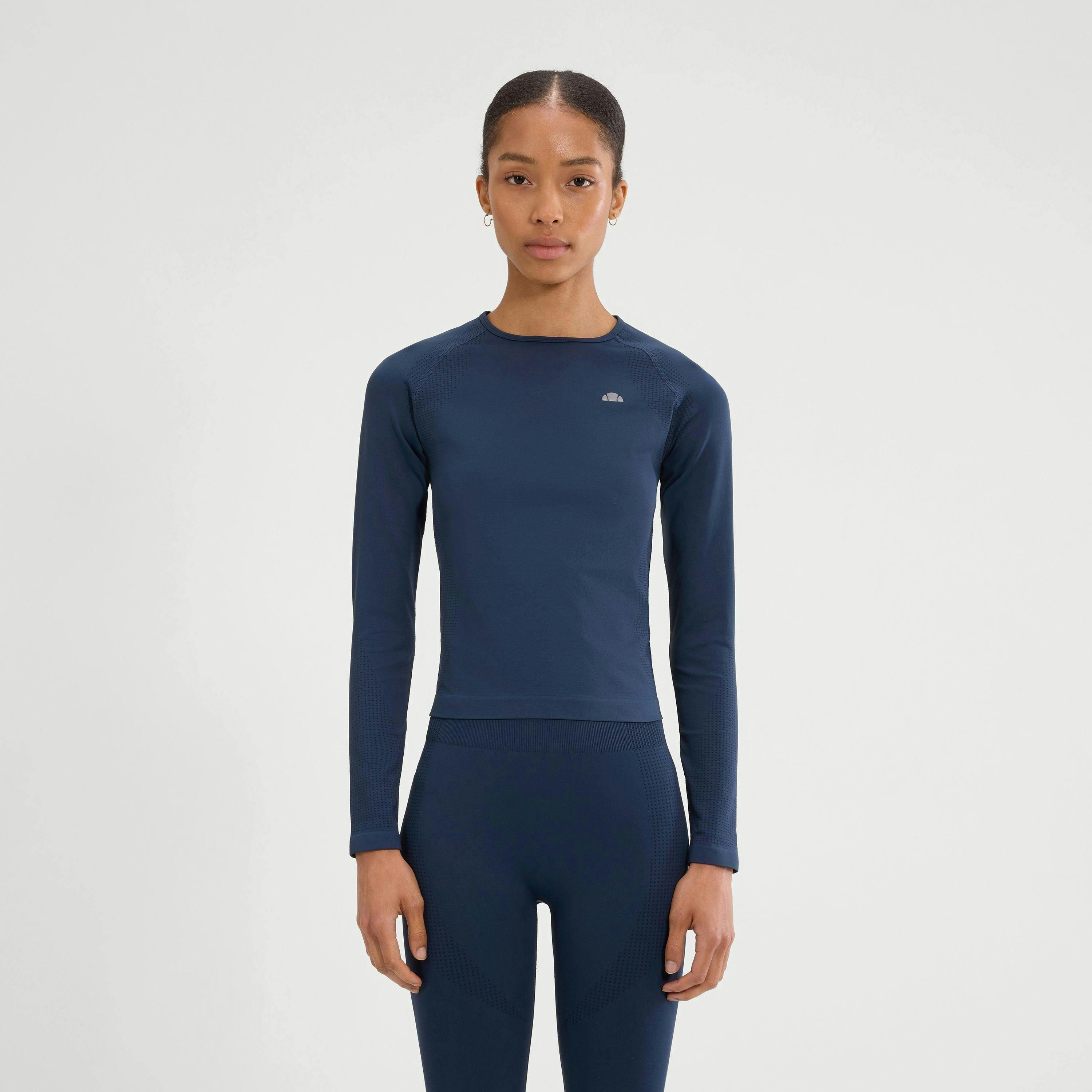 DIrene LS Top - Navy , view 1 of 2