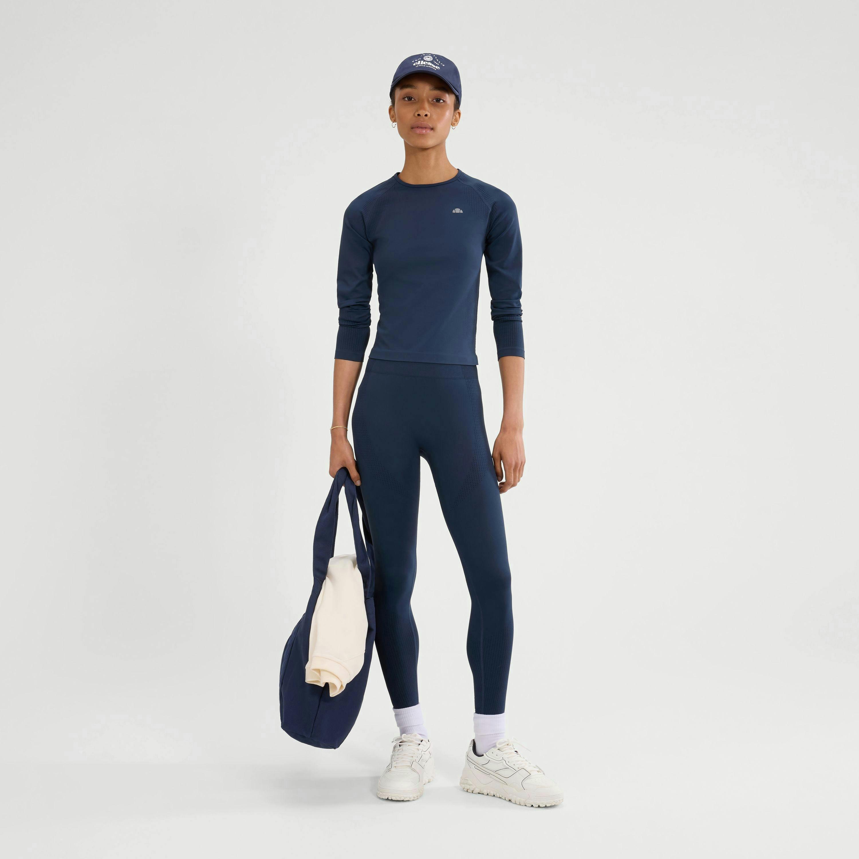 DIrene LS Top - Navy , view 2 of 2