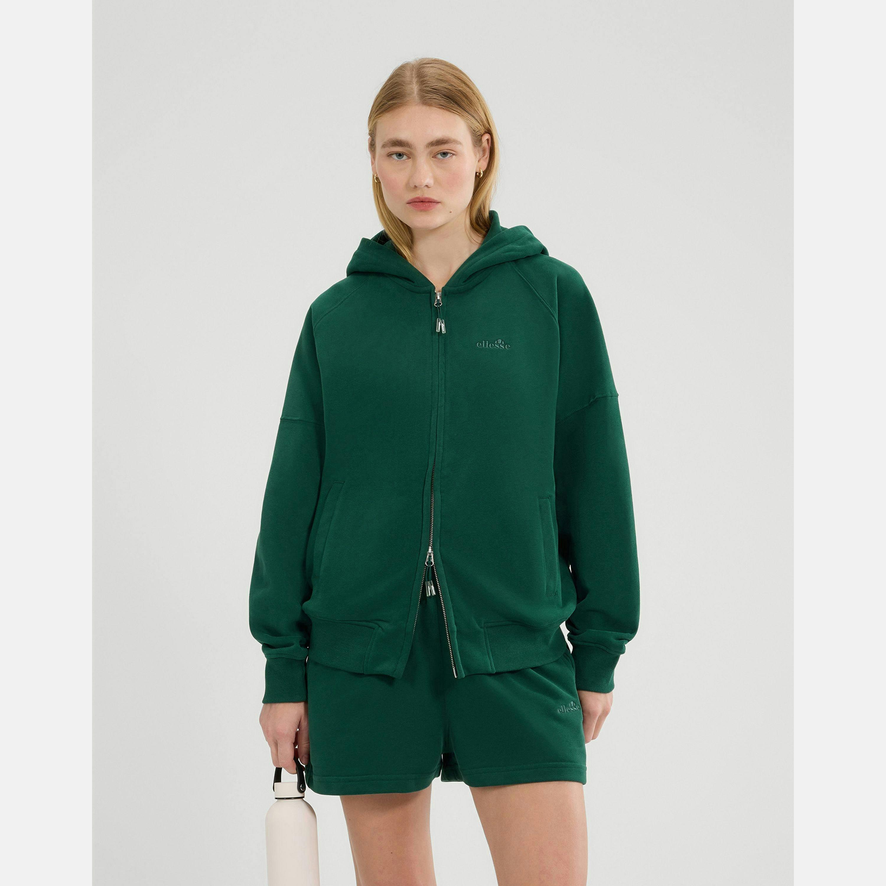 Pianella FZ Hoodie - Dark Green , view 1 of 4