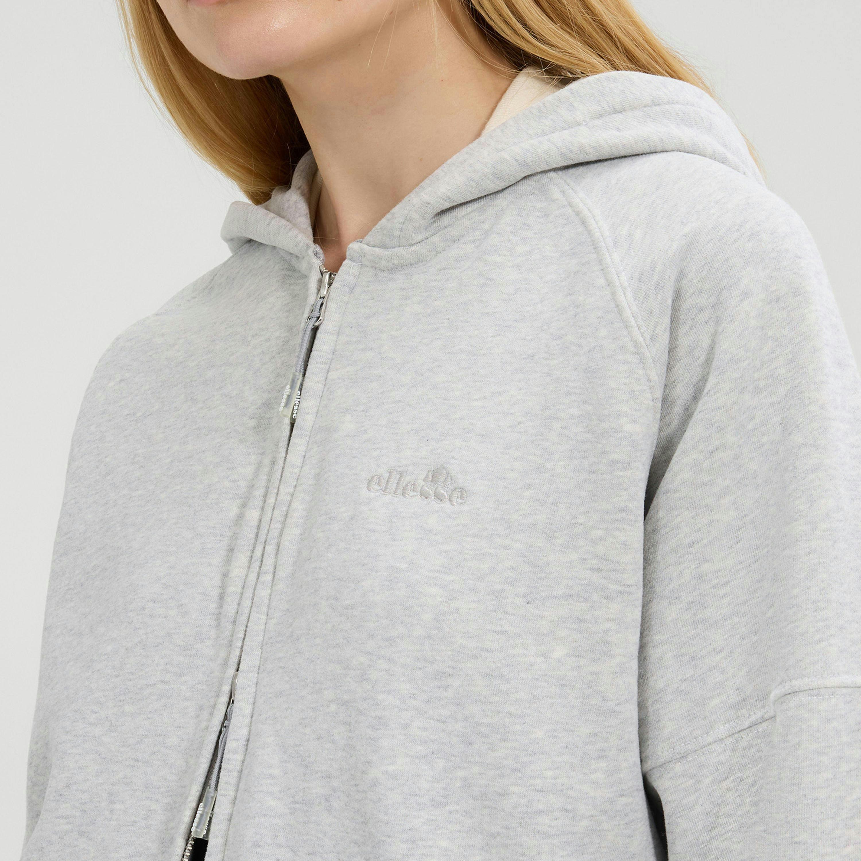 Pianella FZ Hoodie - Light Grey Marl , view 3 of 4