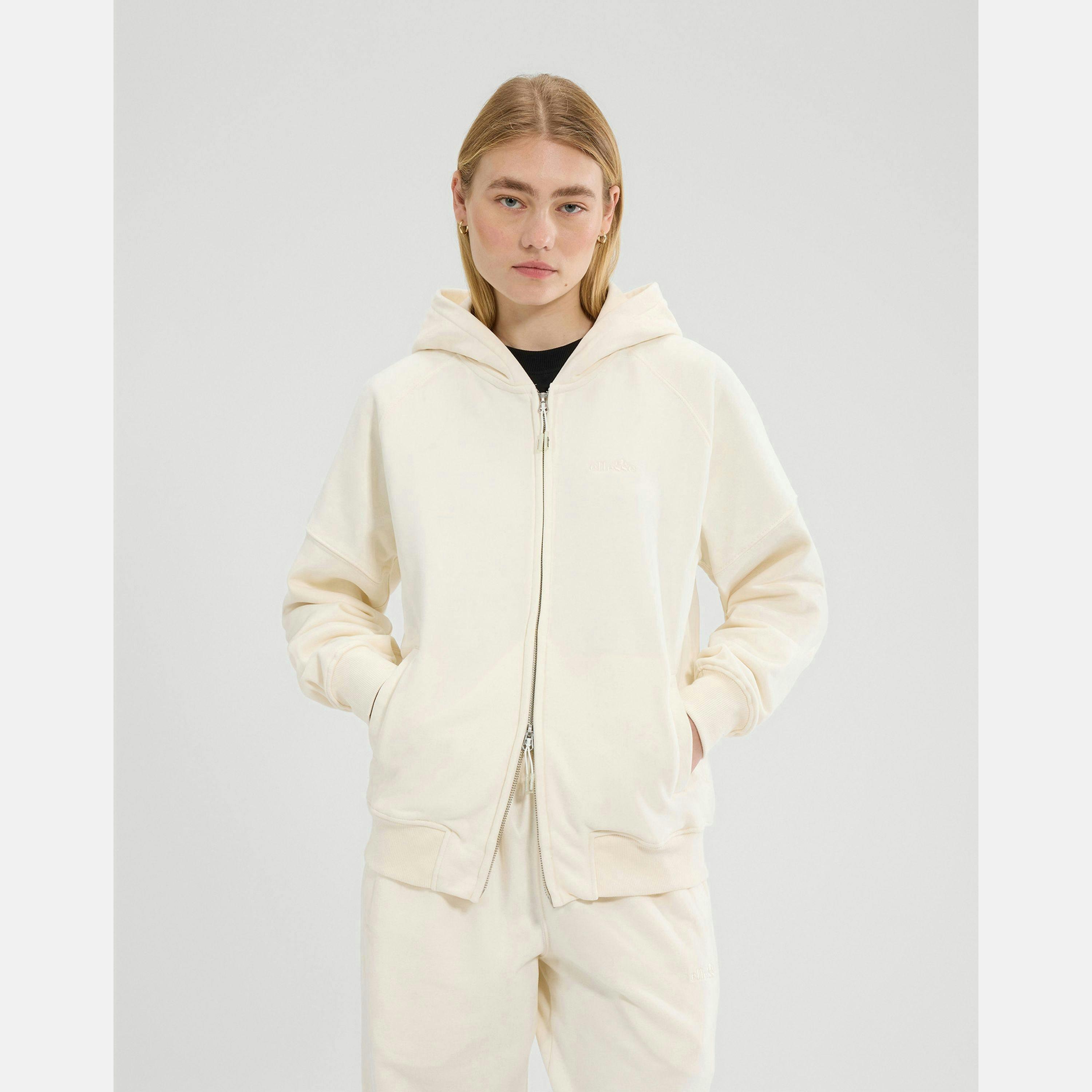Pianella FZ Hoodie - Off White , view 1 of 4