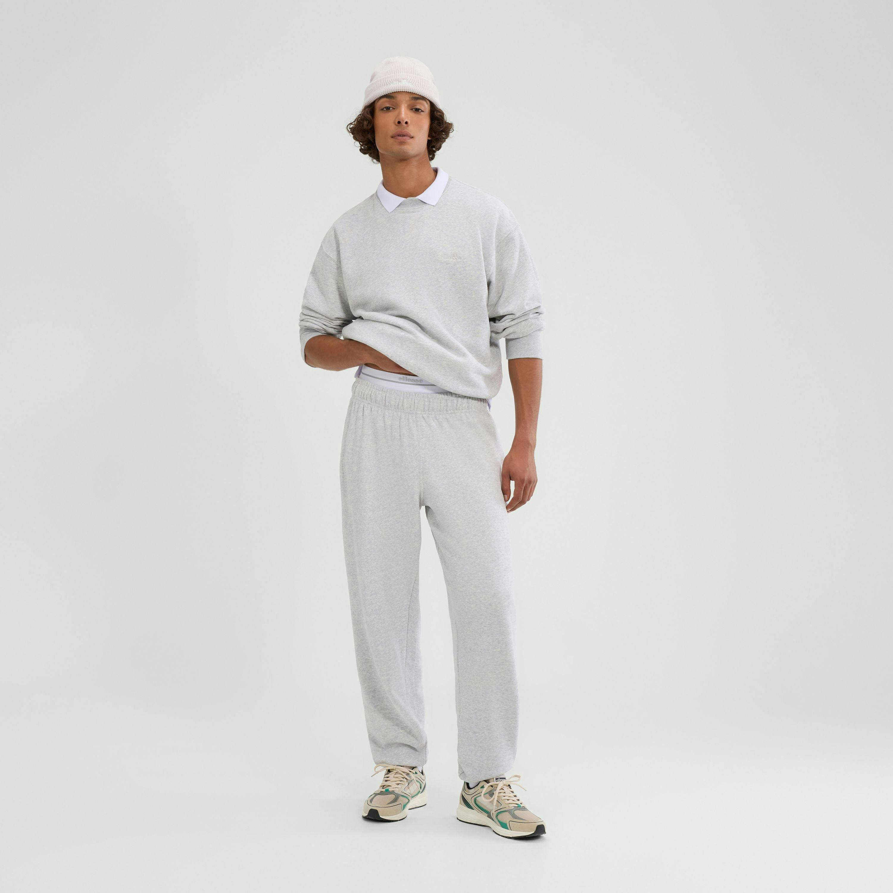 Pideura Jog Pant - Light Grey Marl , view 4 of 4