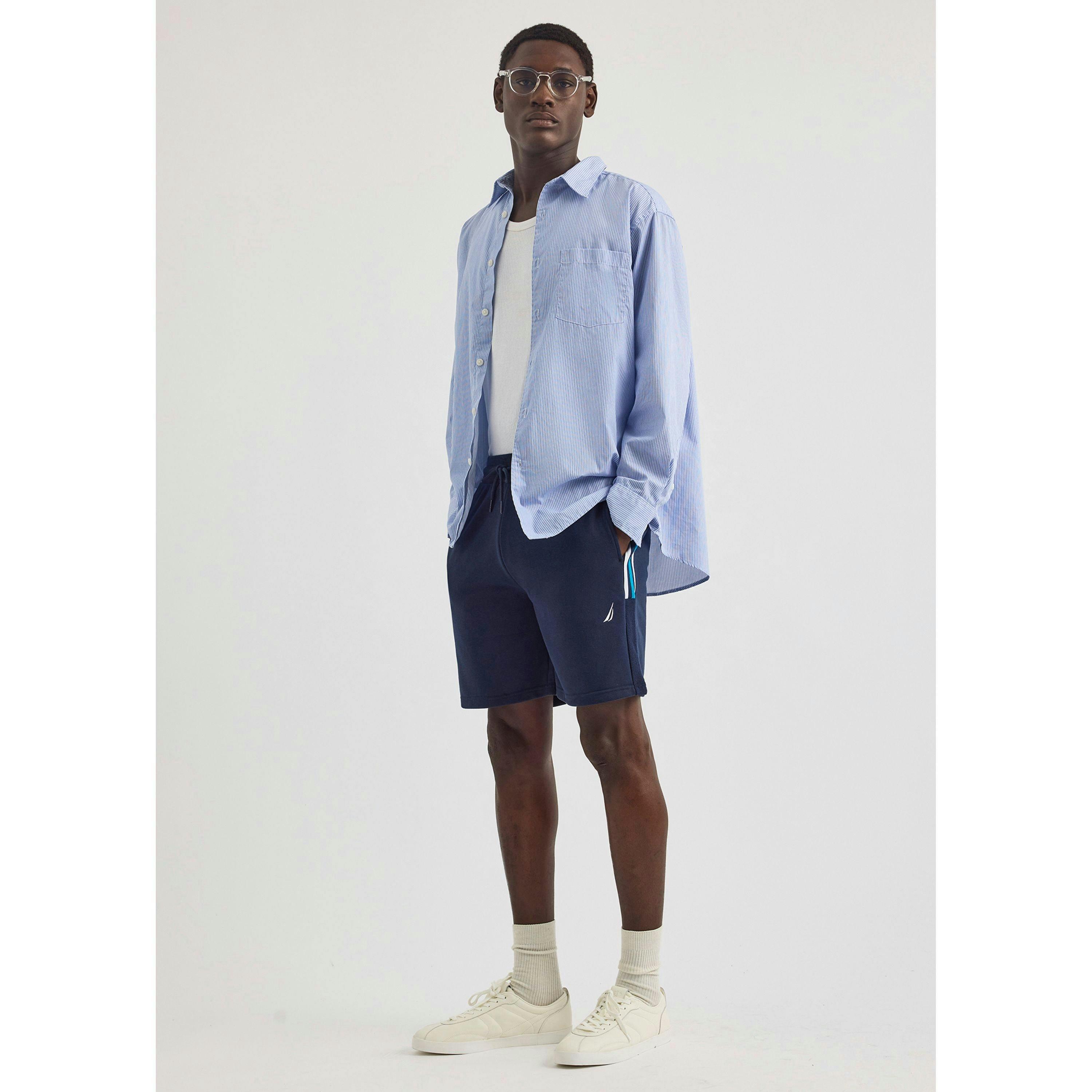 Tane Fleece Short - Dark Navy , view 4 of 4