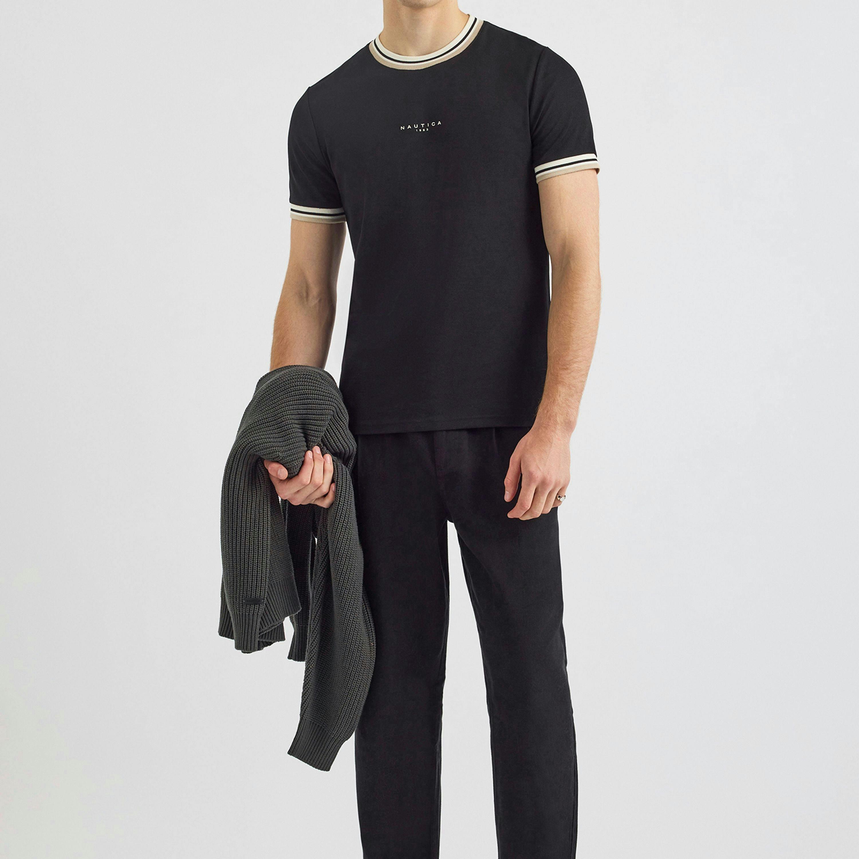 Seaton T-Shirt - Black , view 3 of 4