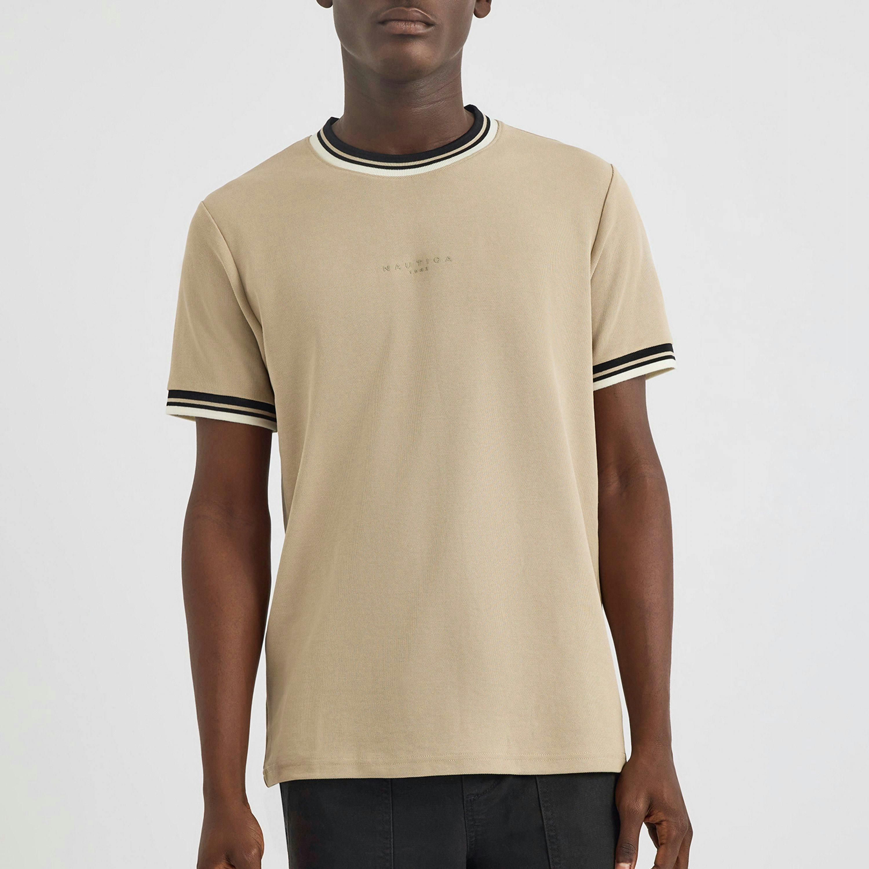 Seaton T-Shirt - Latte , view 1 of 4