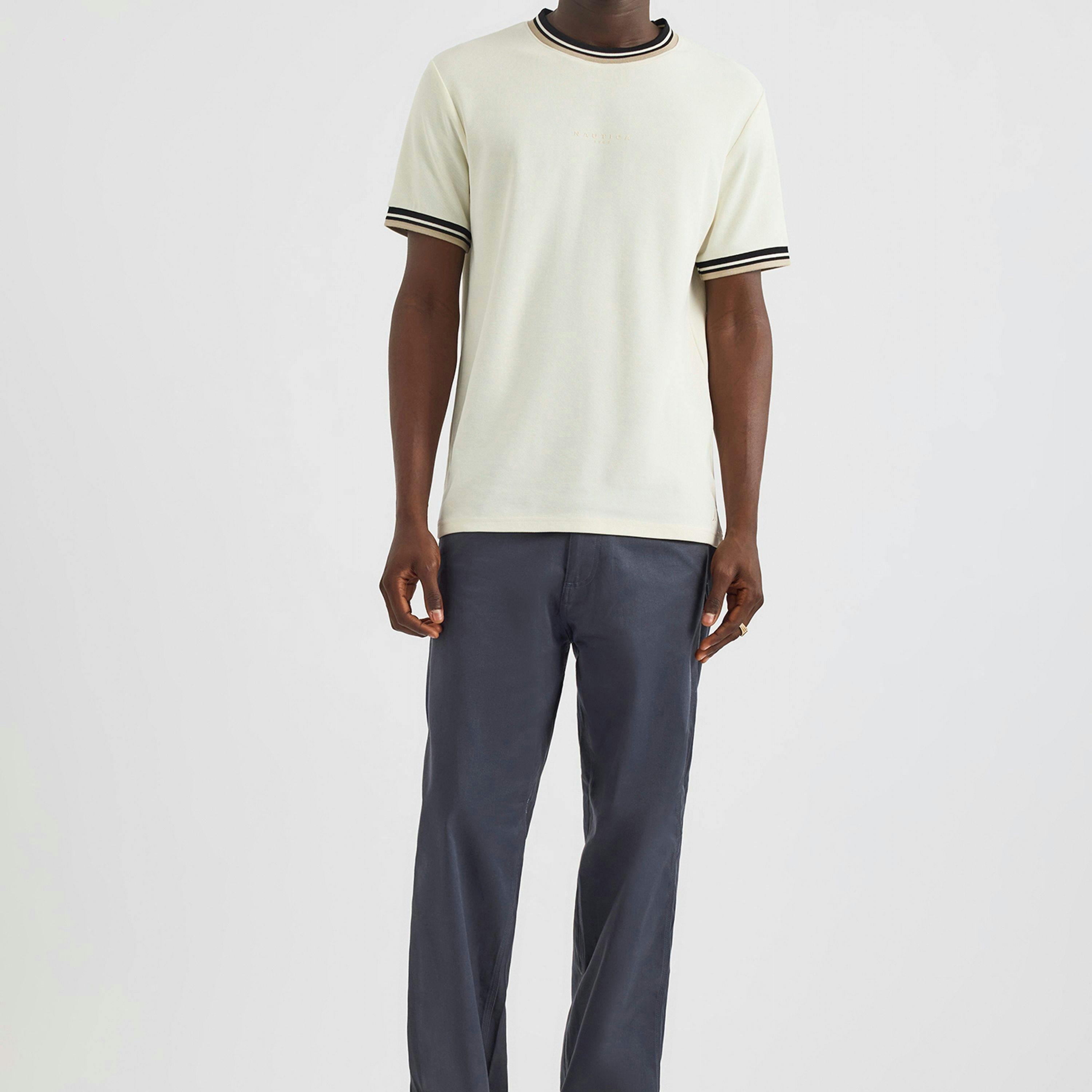 Seaton T-Shirt - Off White , view 3 of 4
