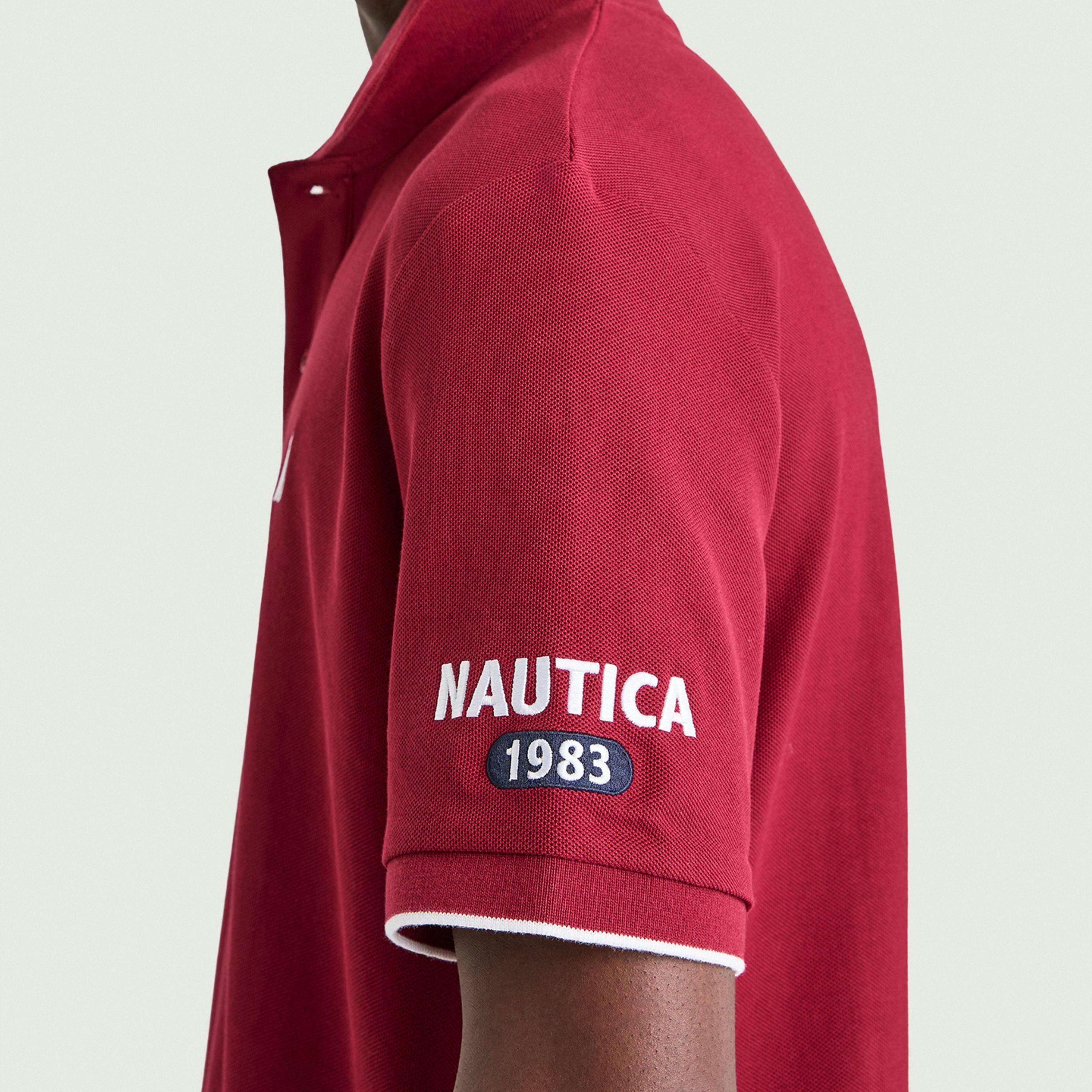 Azura Polo Shirt-Dark Red , view 3 of 3