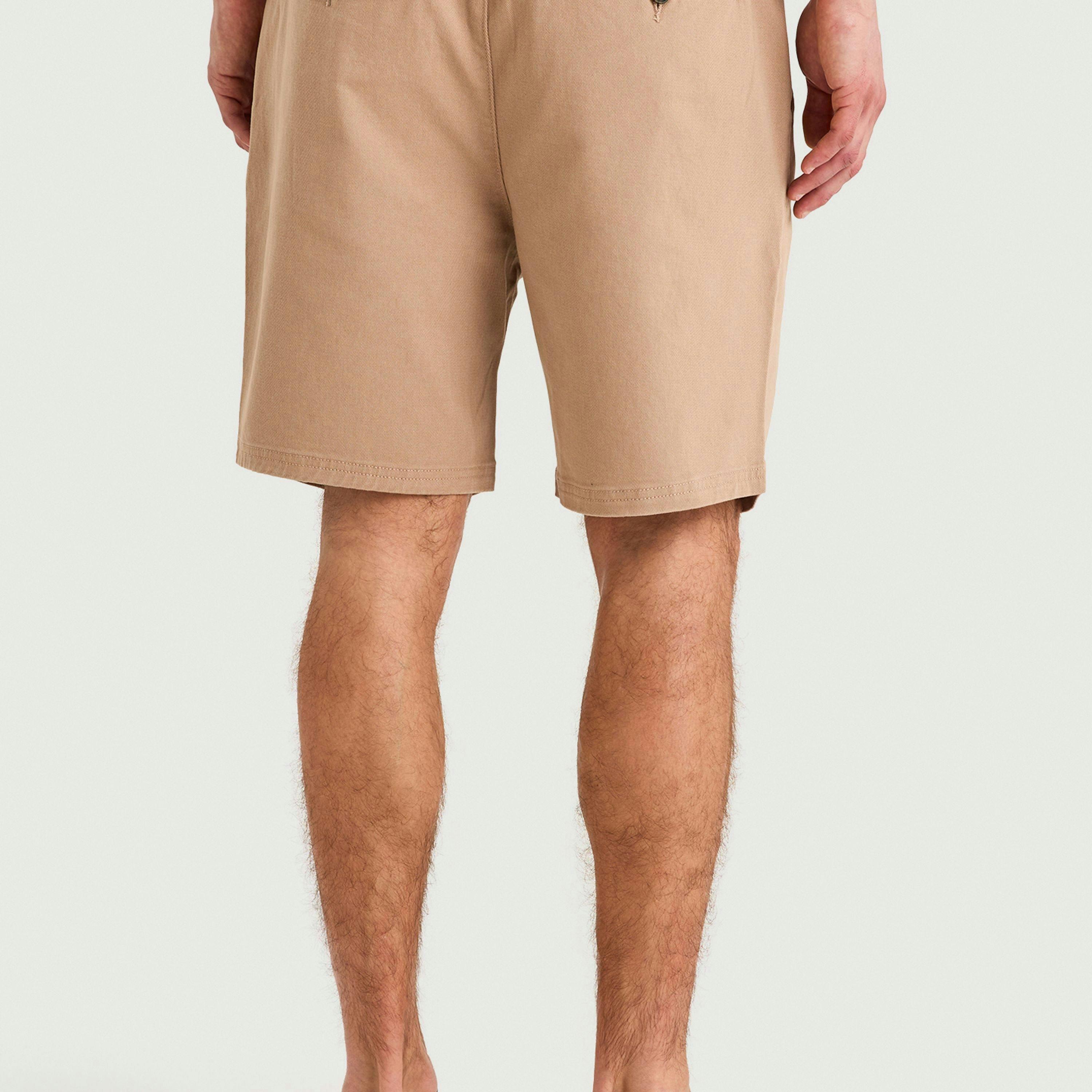 Rava Casual Short-Taupe , view 2 of 3